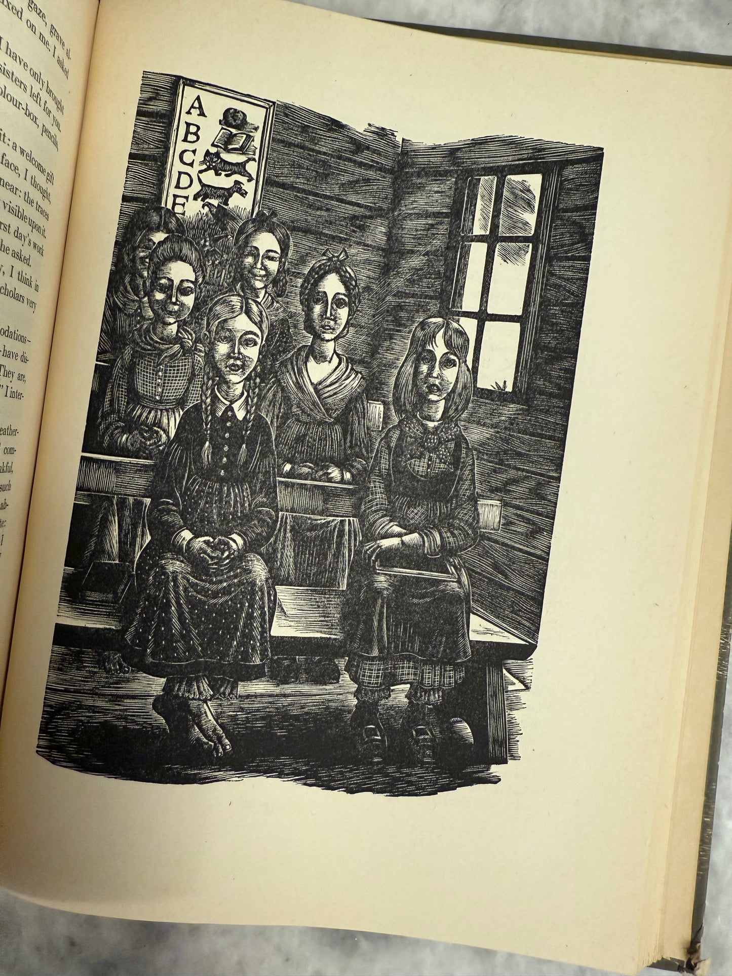 Jane Eyre by Charlotte Brontë with wood engravings by Fritz Eichenburg