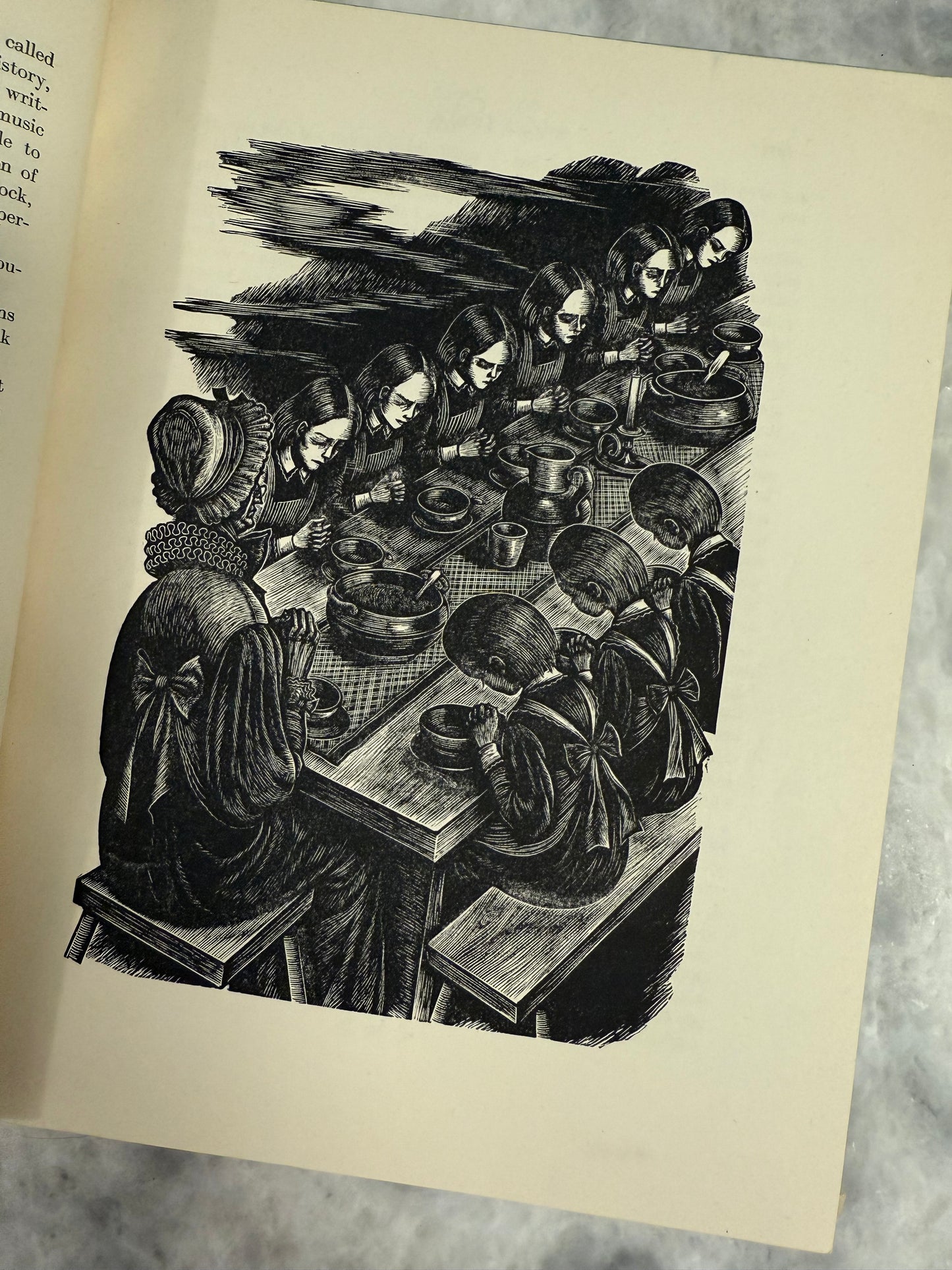 Jane Eyre by Charlotte Brontë with wood engravings by Fritz Eichenburg