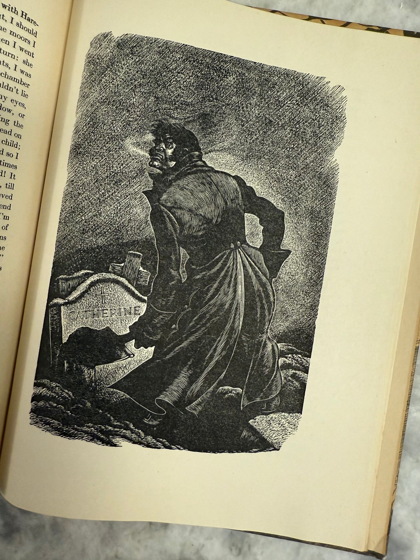 Wuthering Heights by Emily Brontë with wood engravings by Fritz Eichenburg