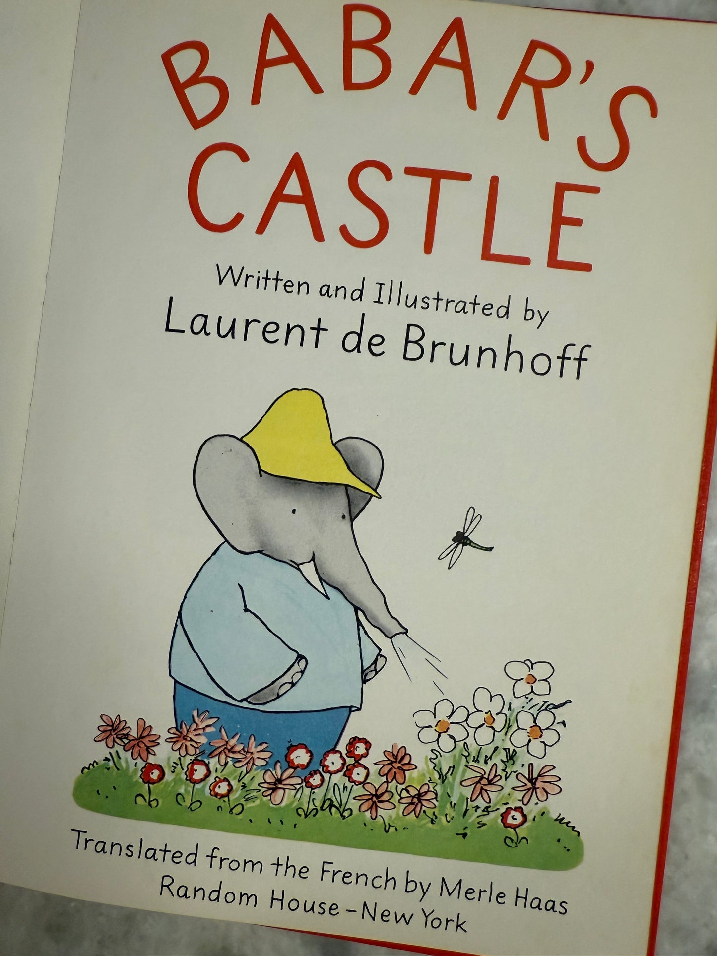 First American Edition- “Babar’s Castle” by Laurent de Brunhoff (1962)