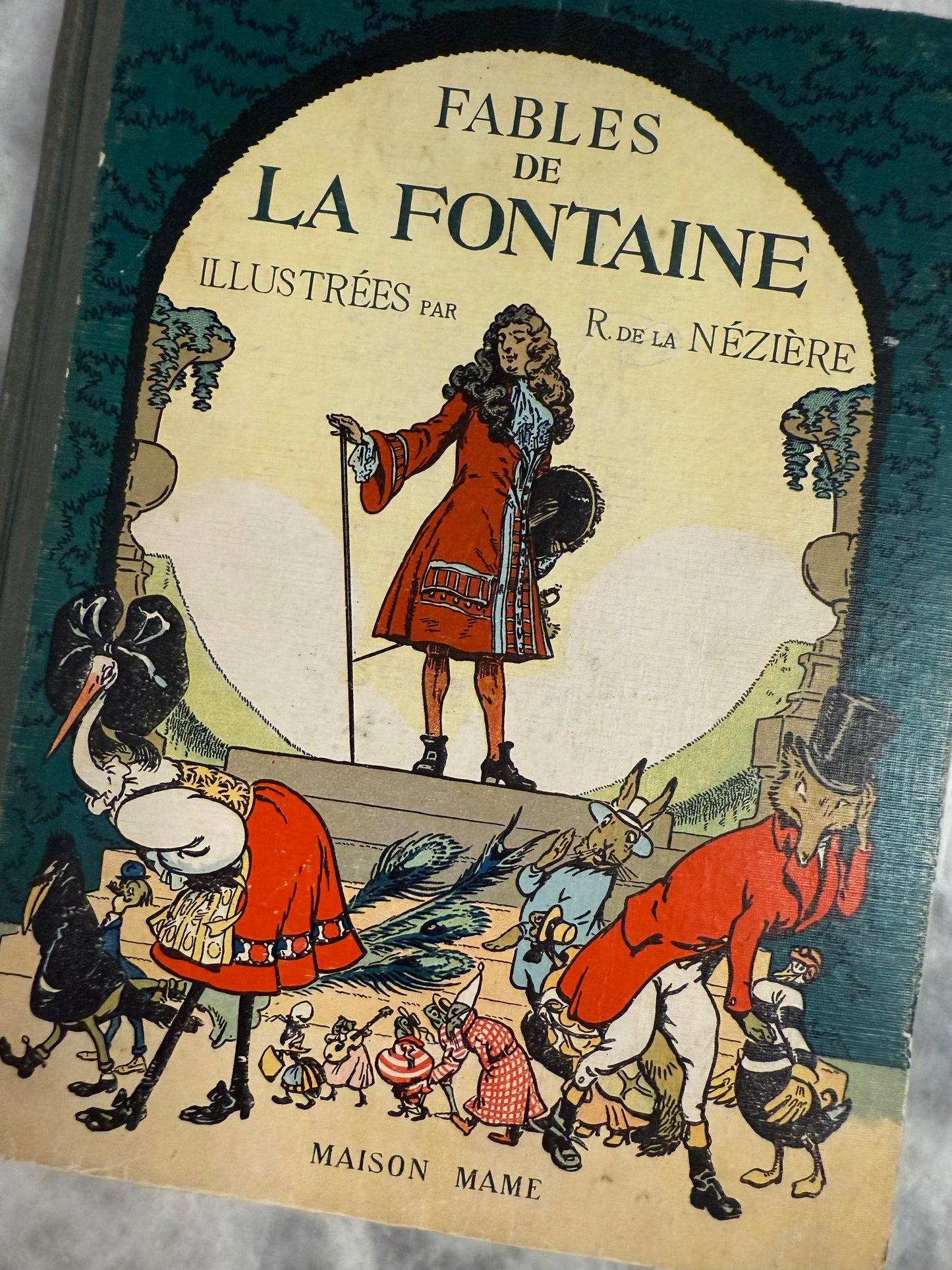Rare- “Fables de La Fontaine” (1937, Maison Mame, Ill. R. de la Nézière)