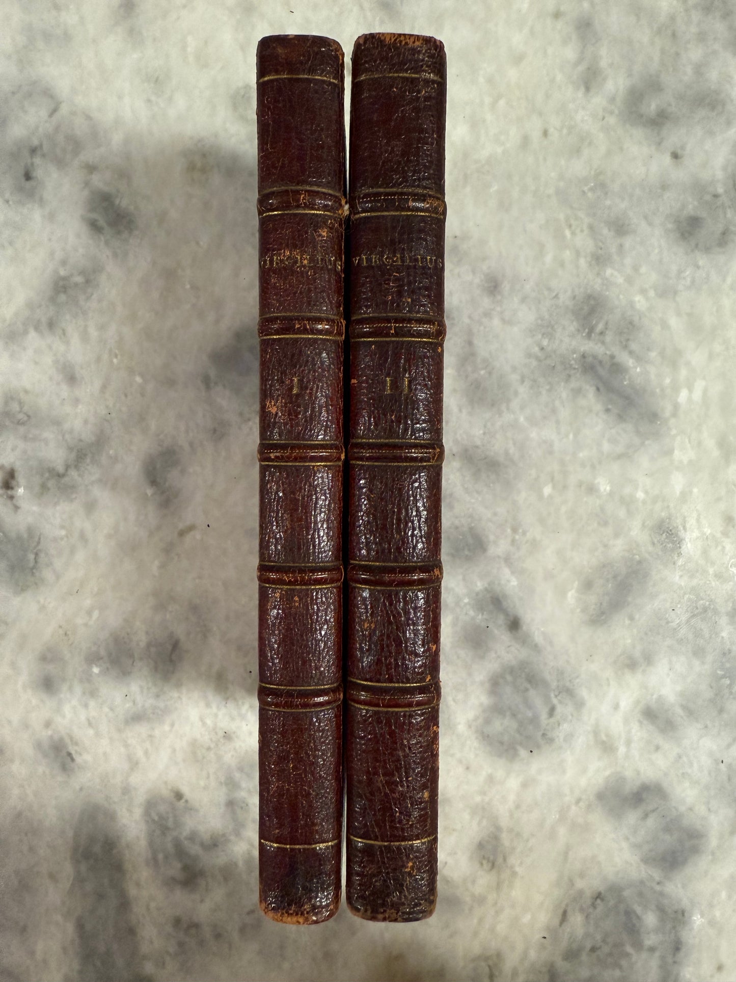Scarce- 2 Volume set: Bucolica, Georgica, et Aeneis by Virgil (1795)