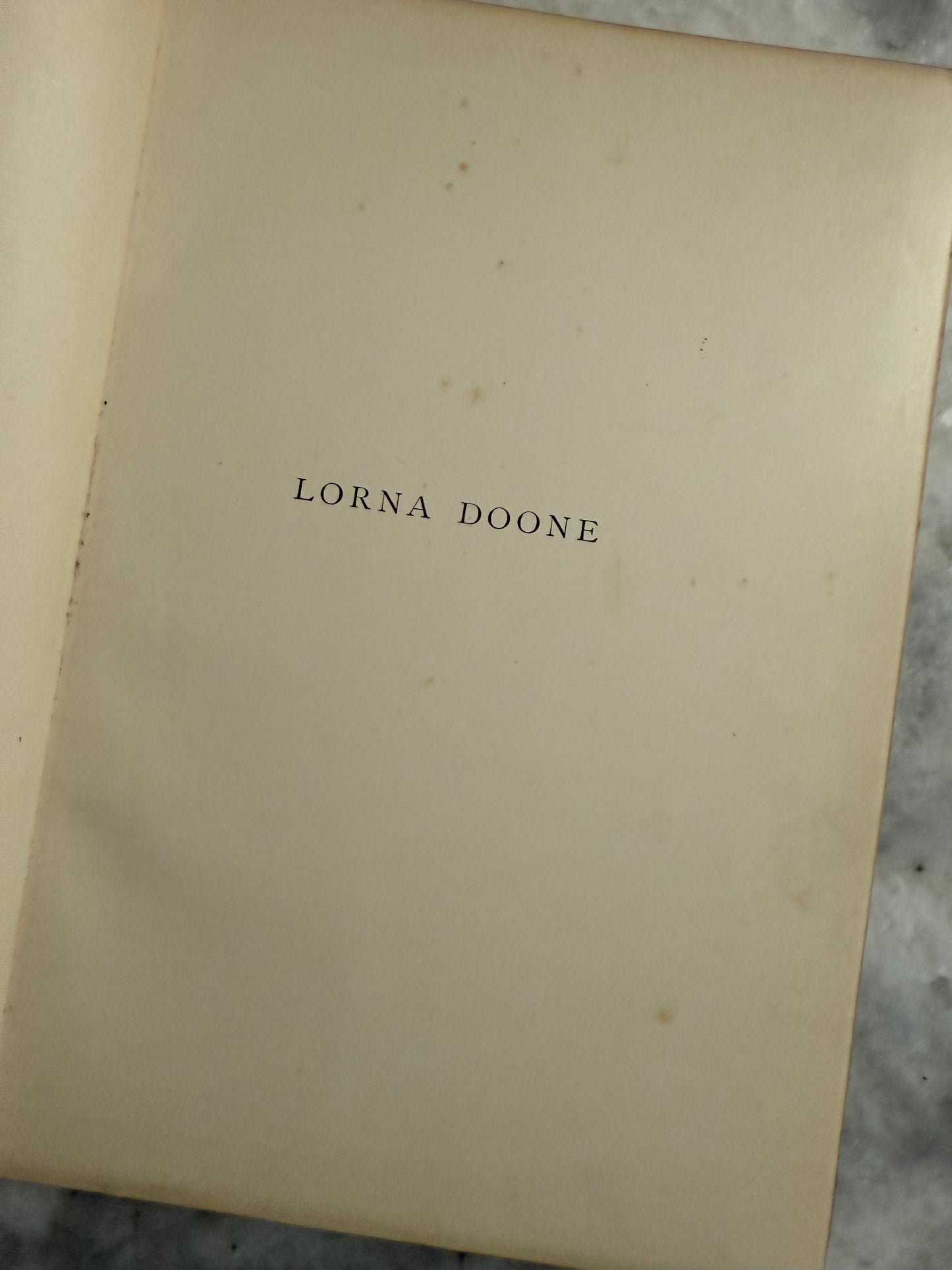 “Lorna Doone: A Romance of Exmoor” by R.D. Blackmore (1890)