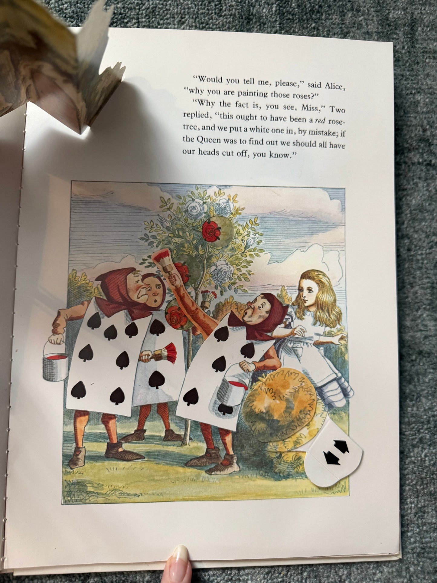 Collectible- “Alice’s Adventures in Wonderland” (1985) pop up book!