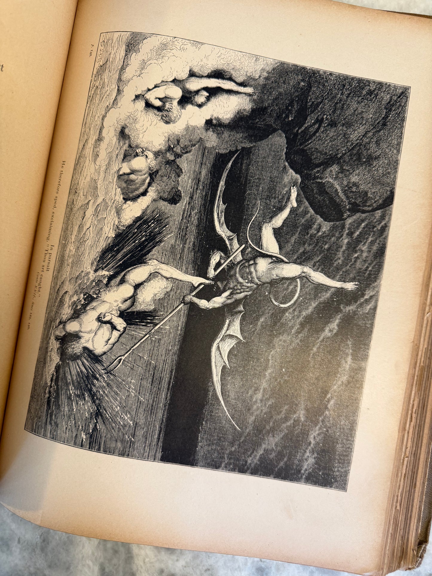 Rare collectible- Dante’s Inferno, translated by Rev. Henry Francis Cary from the original of Dante Alighieri, illustrated with the designs of Gustave Doré