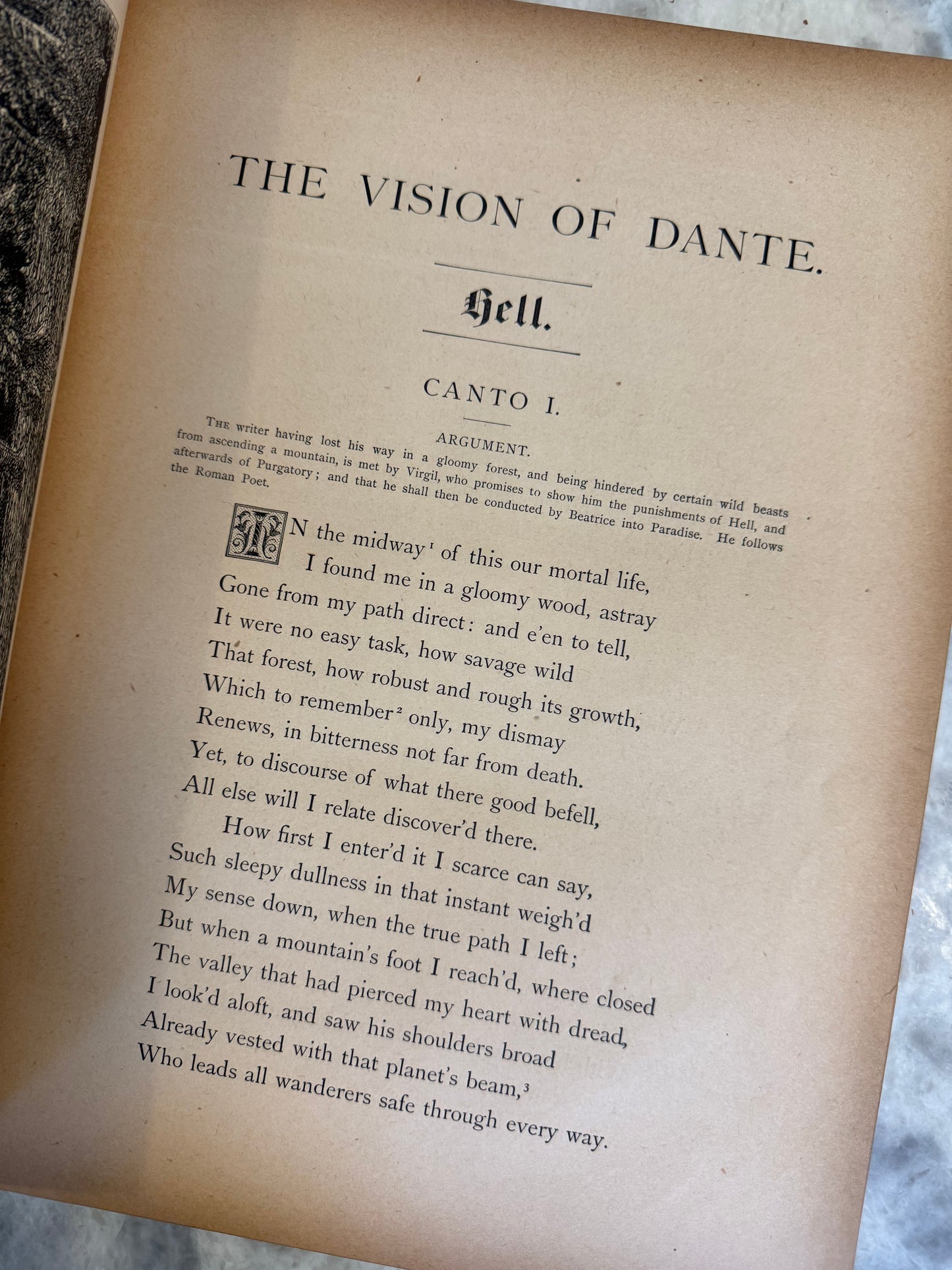 Rare collectible- Dante’s Inferno, translated by Rev. Henry Francis Cary from the original of Dante Alighieri, illustrated with the designs of Gustave Doré