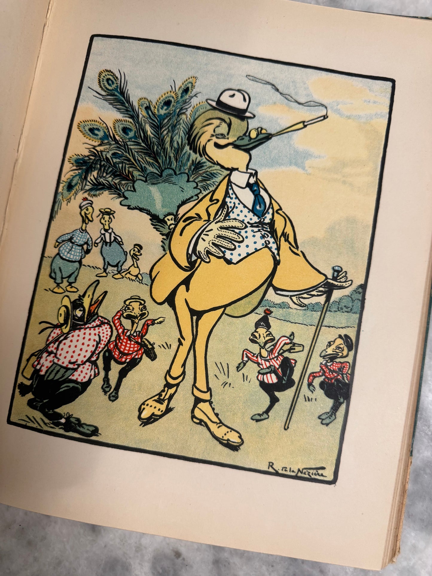 Rare- “Fables de La Fontaine” (1937, Maison Mame, Ill. R. de la Nézière)
