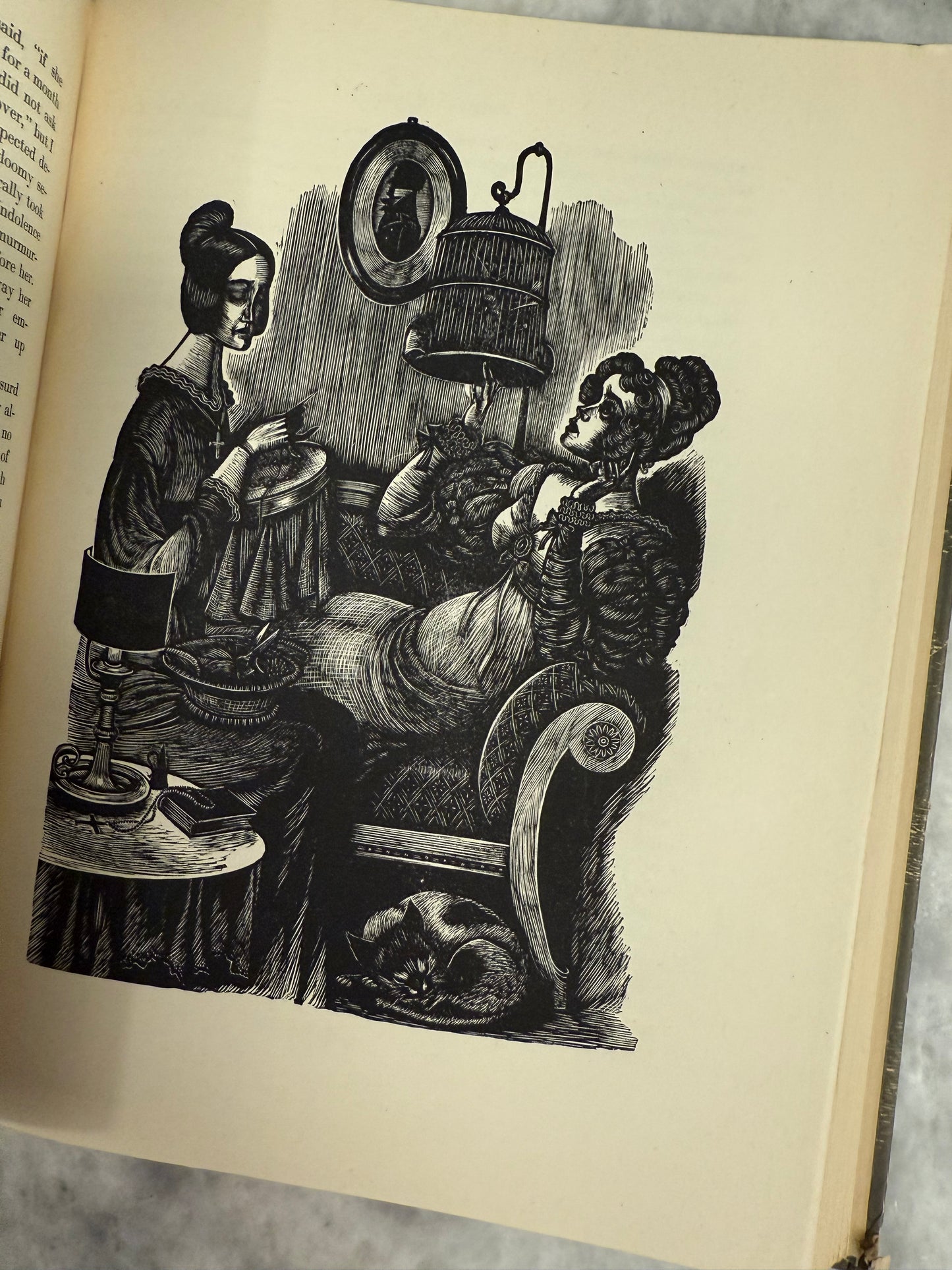 Jane Eyre by Charlotte Brontë with wood engravings by Fritz Eichenburg