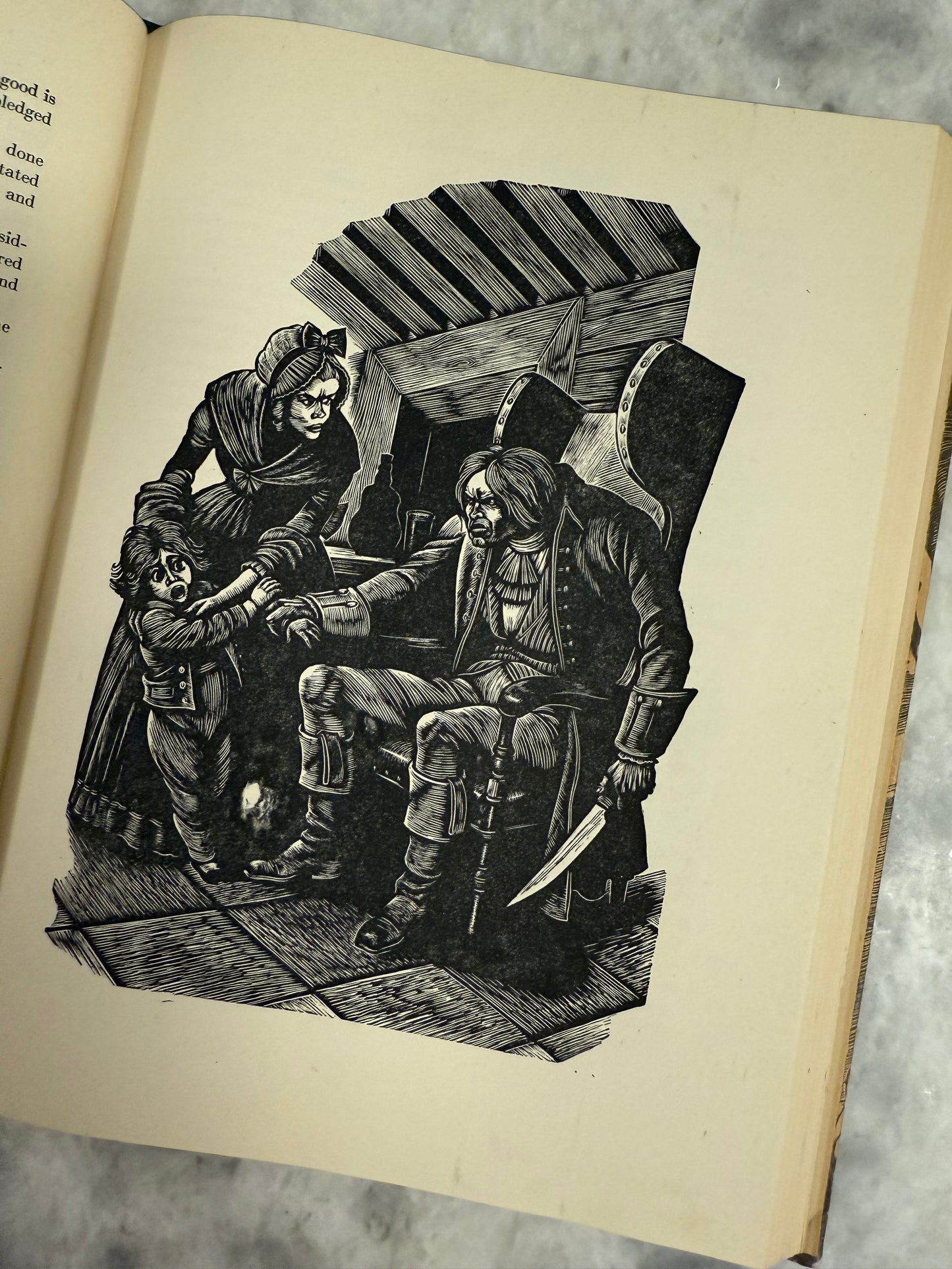 Wuthering Heights by Emily Brontë with wood engravings by Fritz Eichenburg