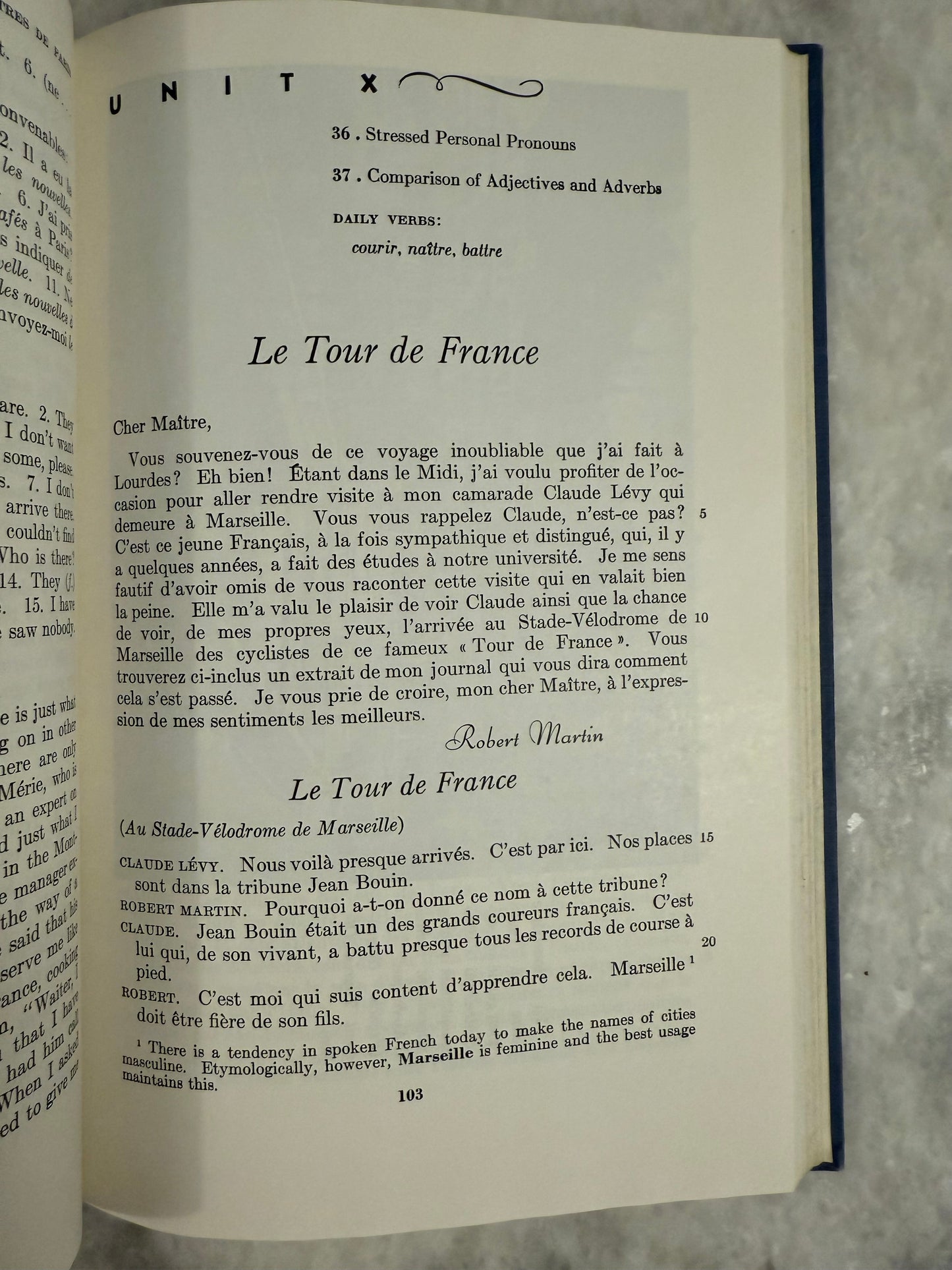 Lettres de Paris: Current French Grammar in Review (1954)