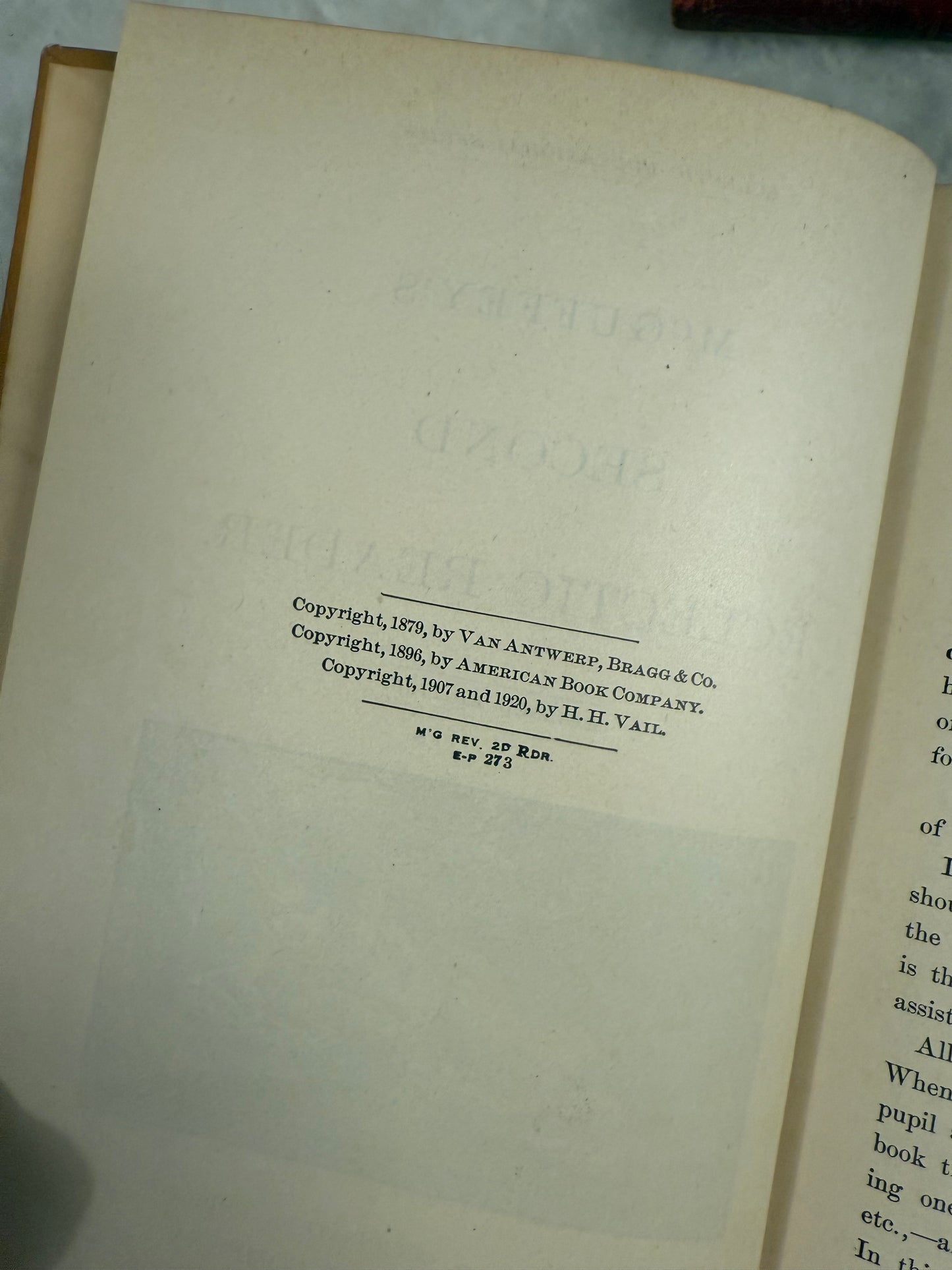McGuffey’s Eclectic Readers -Revised Edition, (1879/1920)