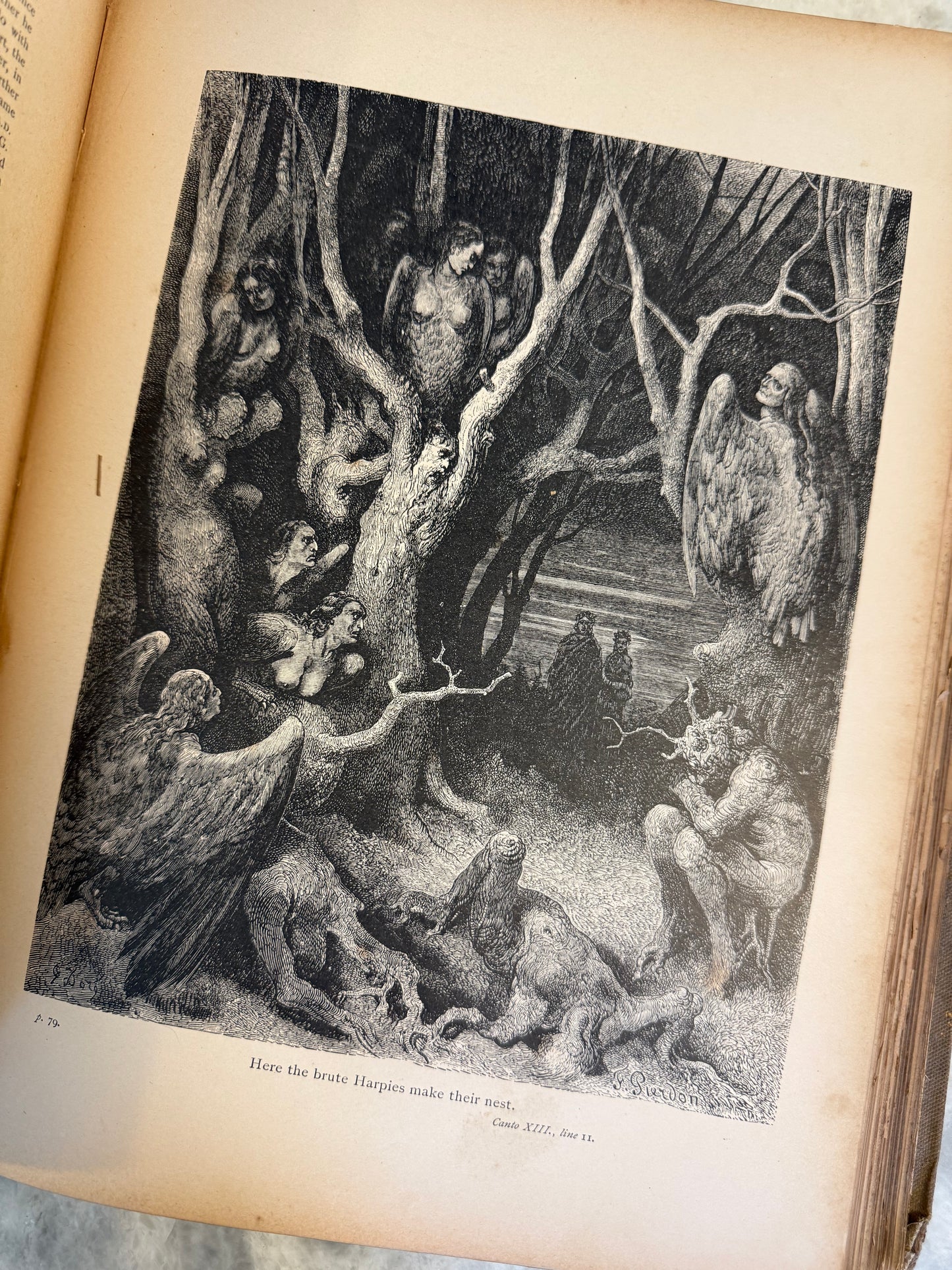 Rare collectible- Dante’s Inferno, translated by Rev. Henry Francis Cary from the original of Dante Alighieri, illustrated with the designs of Gustave Doré