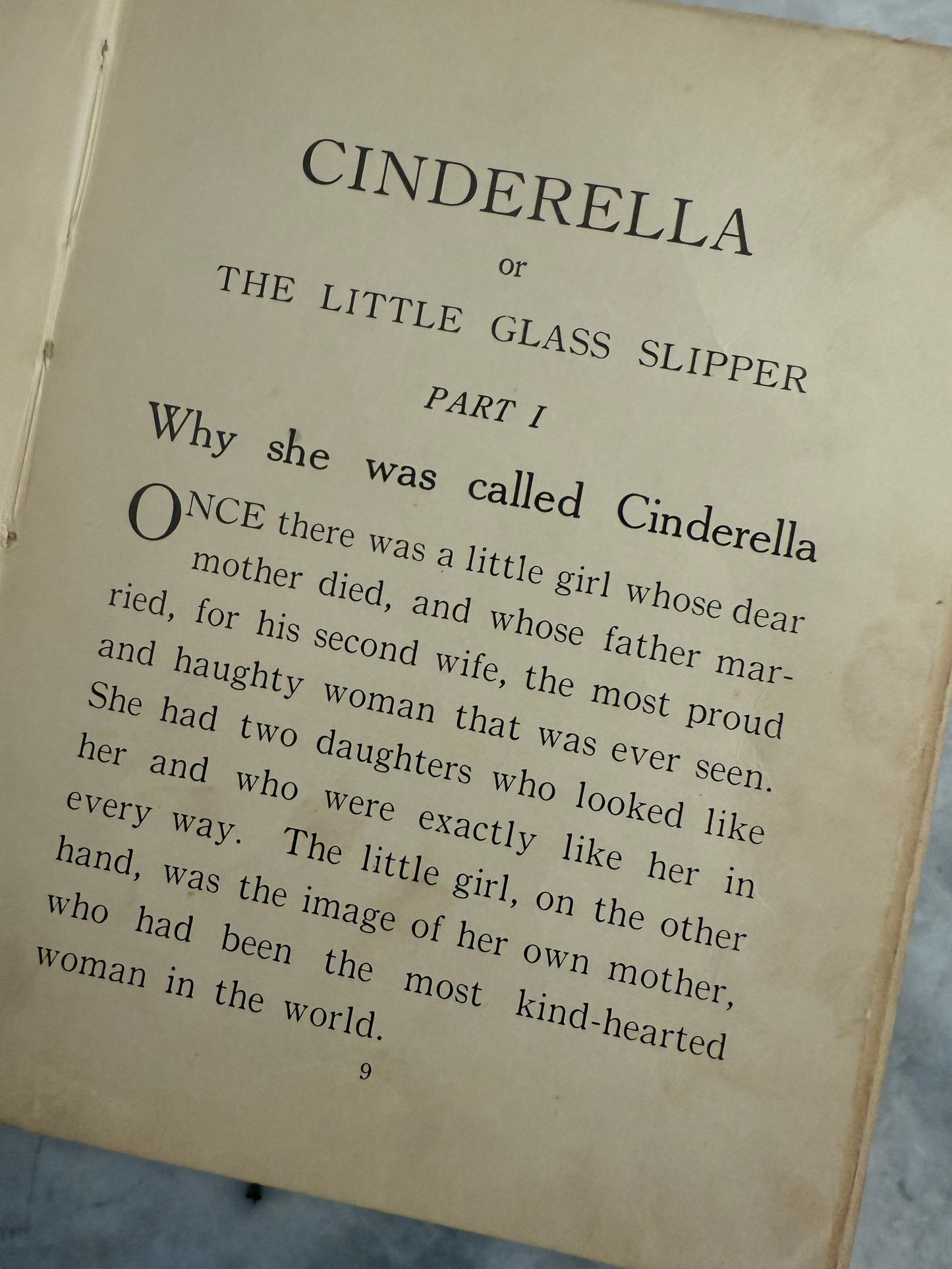 Rare & Collectible- “Cinderella or The Little Glass Slipper” (1914) Bye-lo Series