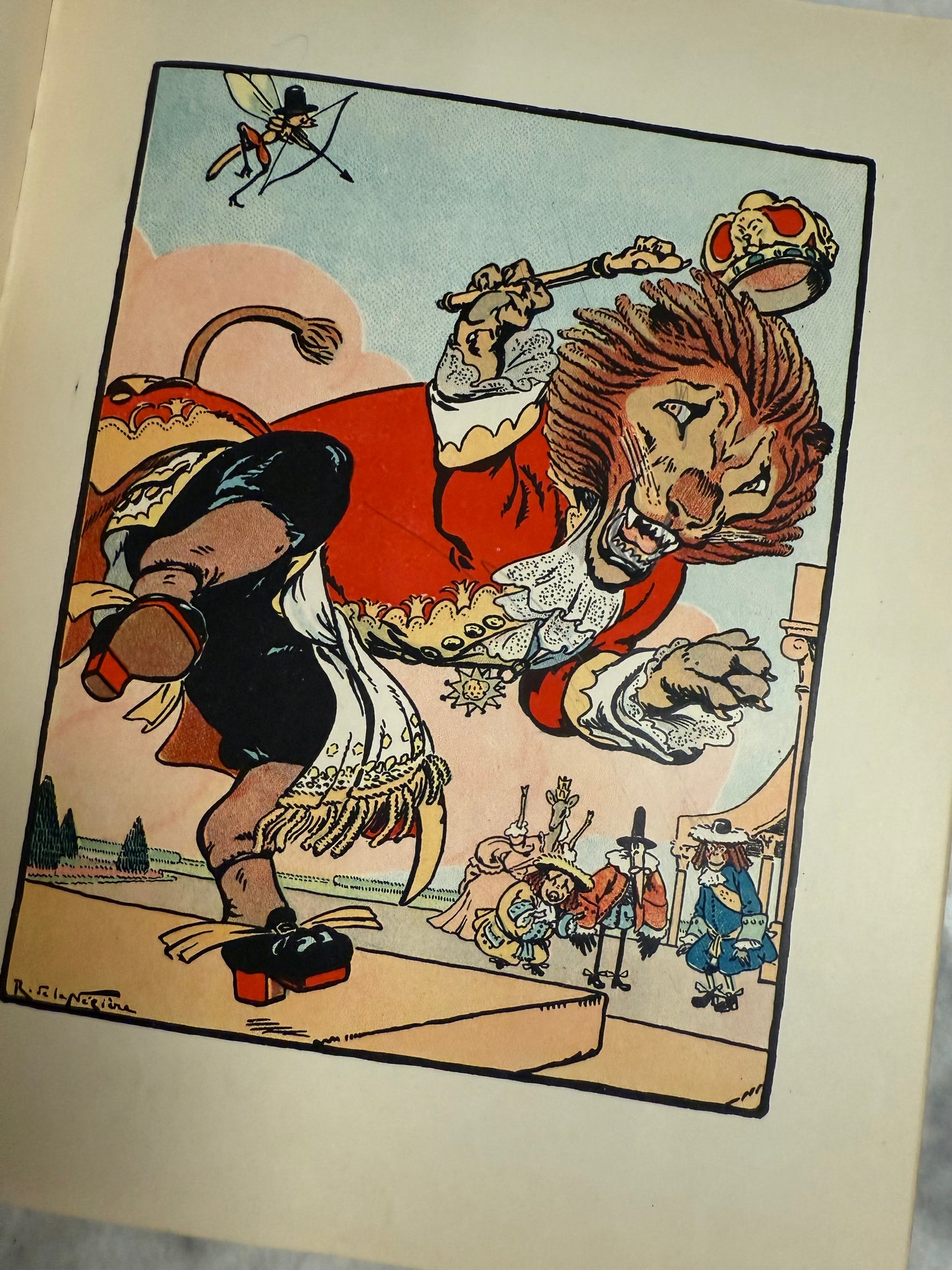 Rare- “Fables de La Fontaine” (1937, Maison Mame, Ill. R. de la Nézière)
