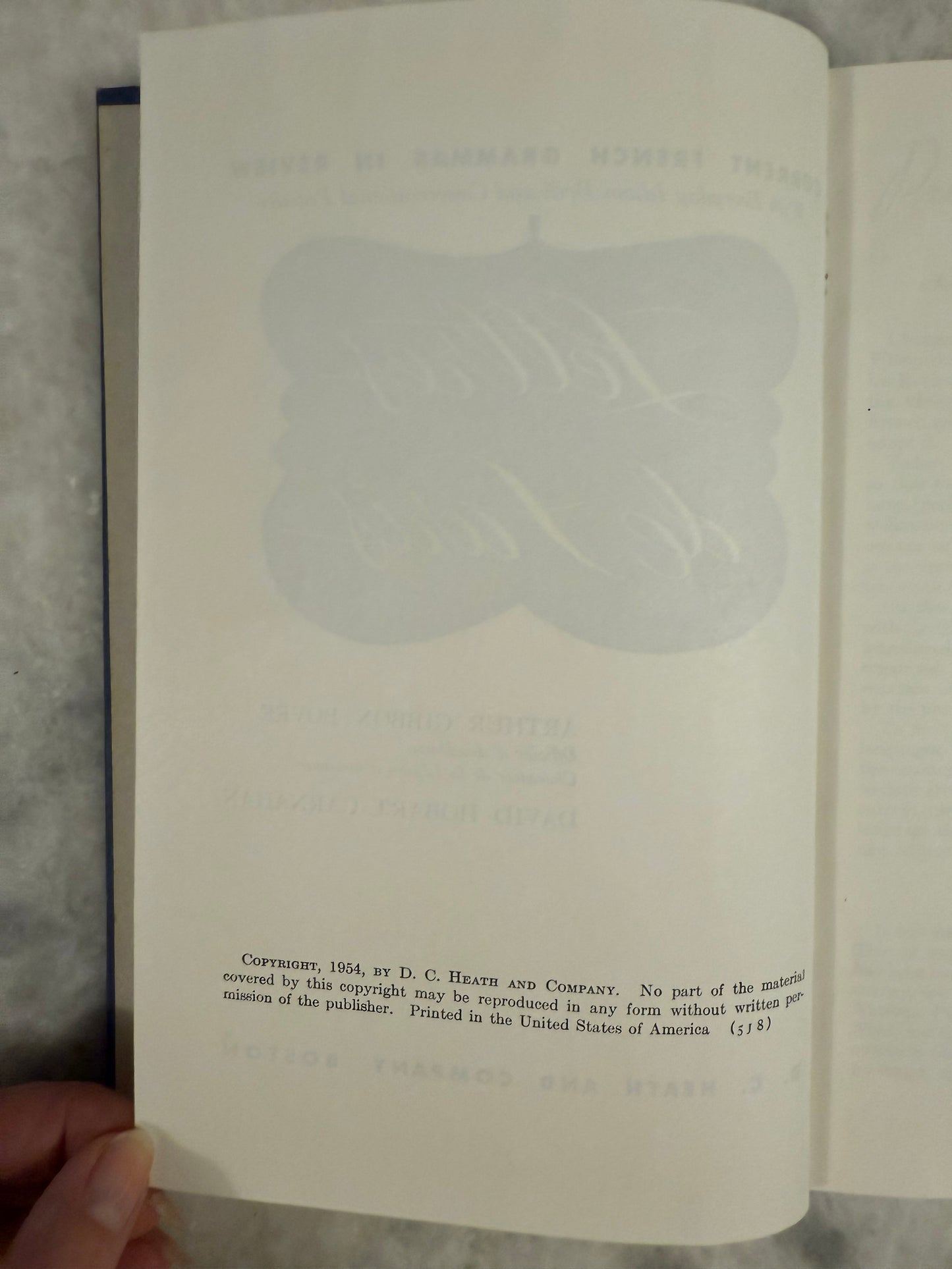 Lettres de Paris: Current French Grammar in Review (1954)