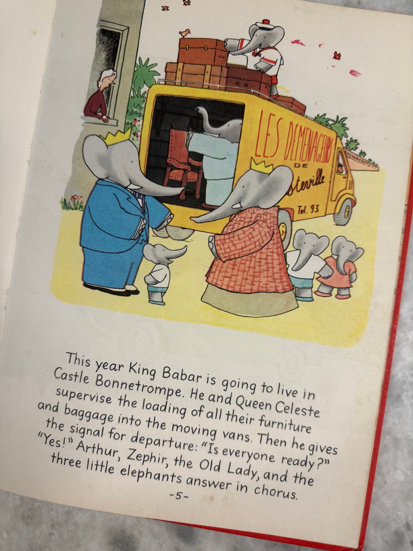 First American Edition- “Babar’s Castle” by Laurent de Brunhoff (1962)