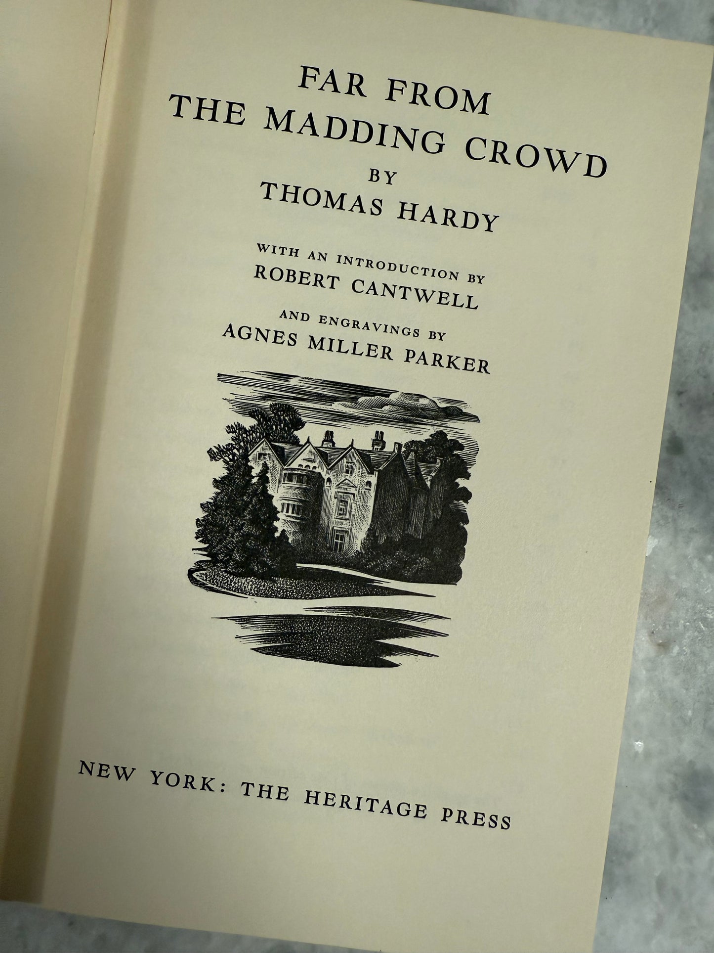 “Far from the Madding Crowd” by Thomas Hardy (1958) Heritage Press Edition