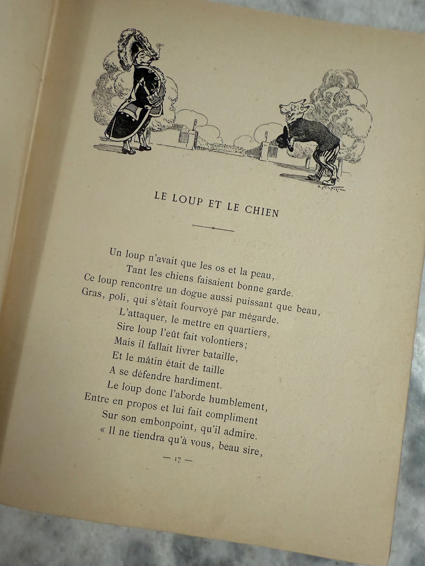 Rare- “Fables de La Fontaine” (1937, Maison Mame, Ill. R. de la Nézière)