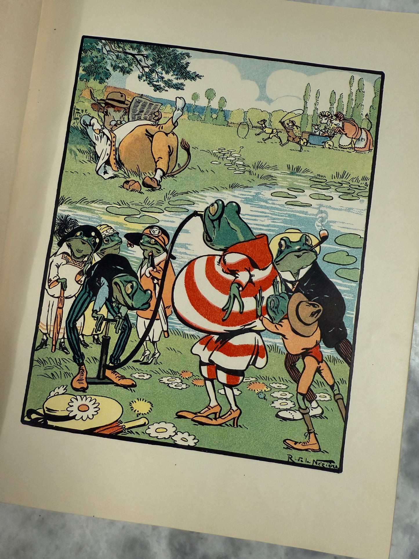 Rare- “Fables de La Fontaine” (1937, Maison Mame, Ill. R. de la Nézière)