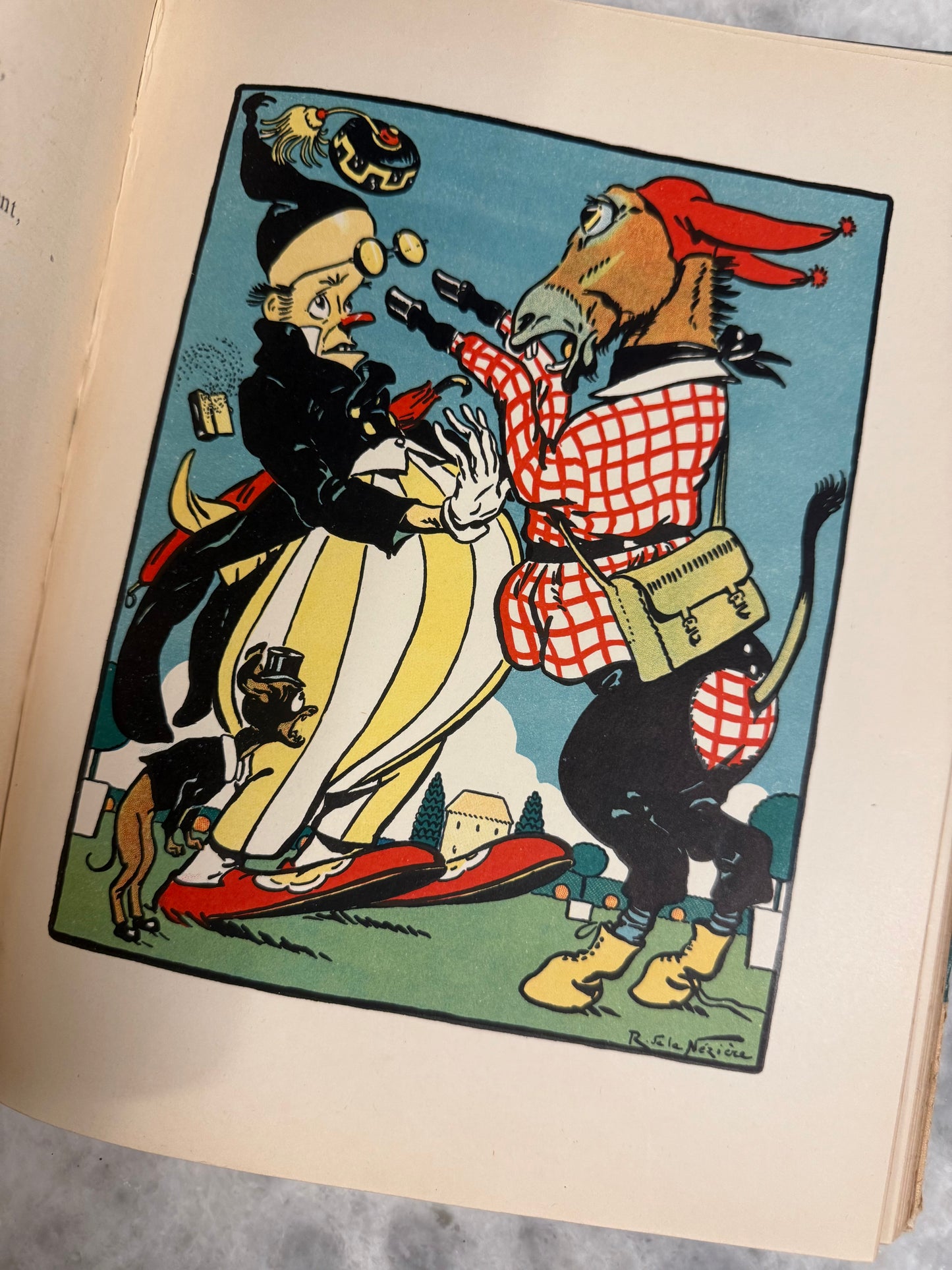Rare- “Fables de La Fontaine” (1937, Maison Mame, Ill. R. de la Nézière)