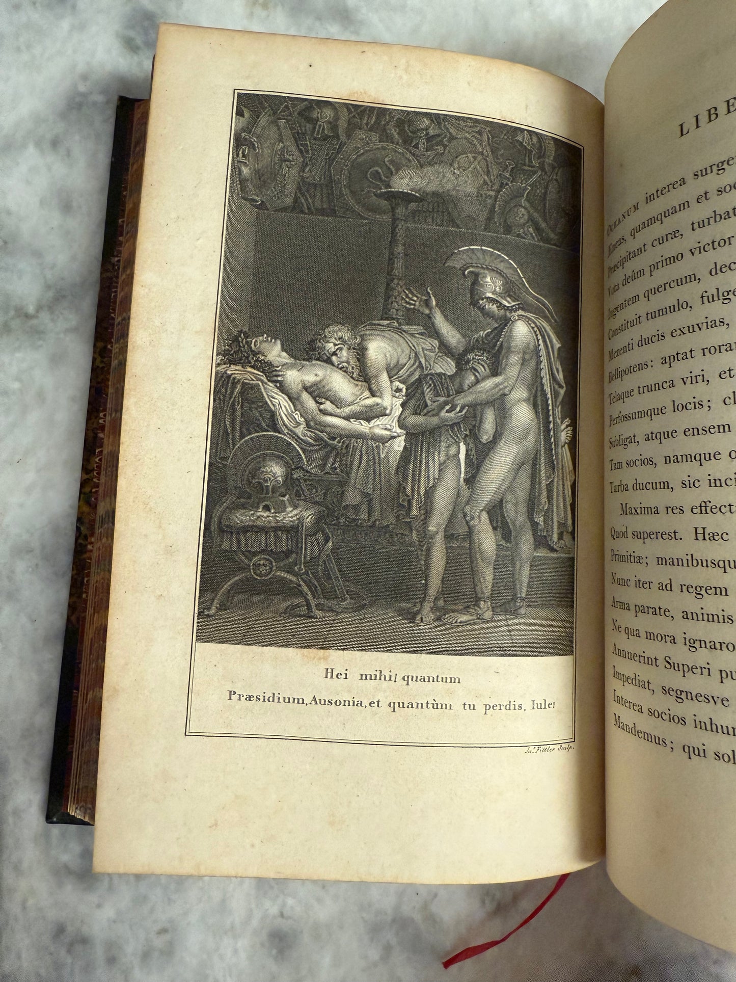 Rare- two-volume 1800 edition of Publius Vergilius Maro’s “Bucolica, Georgica, et Aeneis,” printed in London by T. Bensley for A. Dulau & Co., Soho Square