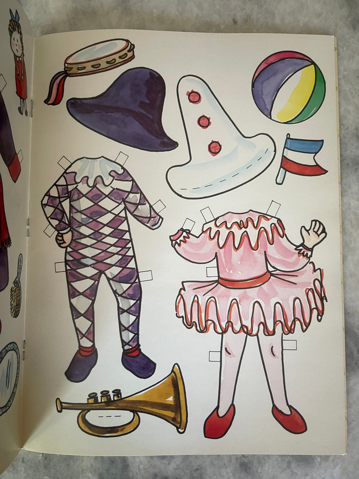 Vintage Madeline Paper Dolls