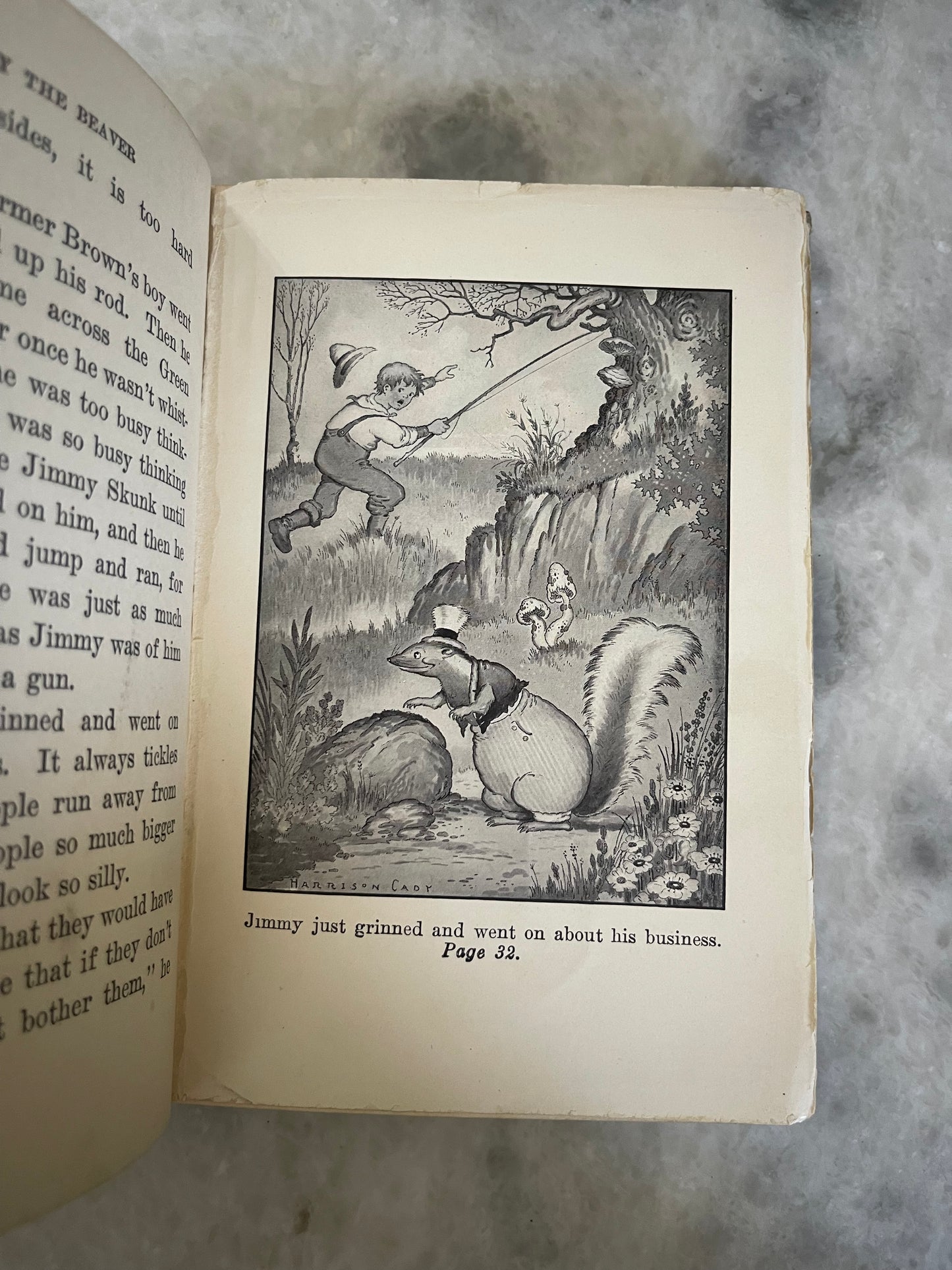 Collectible-1930 edition of Paddy The Beaver by Thornton W Burgess,  part of the “Bedtime Story-Books” Series