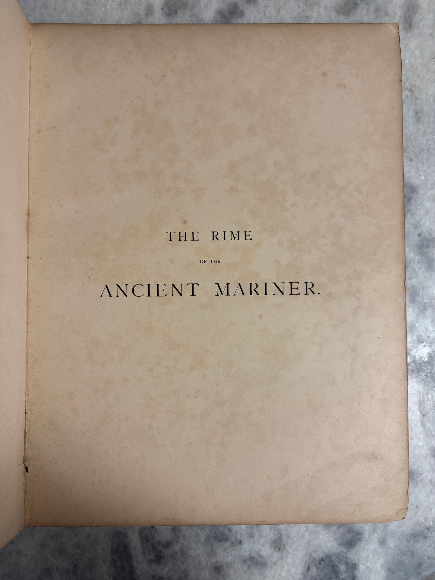 Rare Collectible-(1878) “The Rime of the Ancient Mariner” by Coleridge 38 Dores engravings