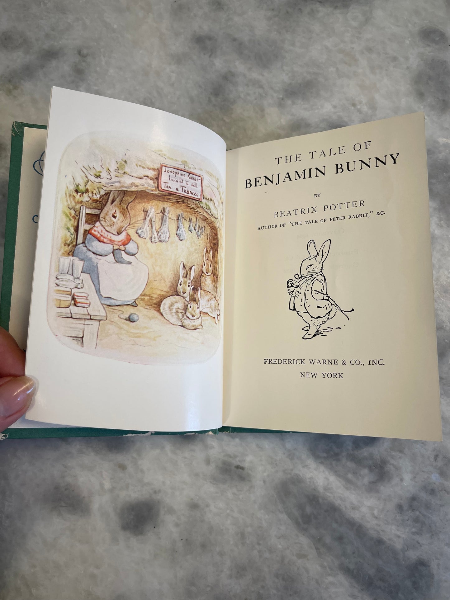 Rare 1932 edition of Beatrix Potter’s ‘The Tale of Benjamin Bunny’