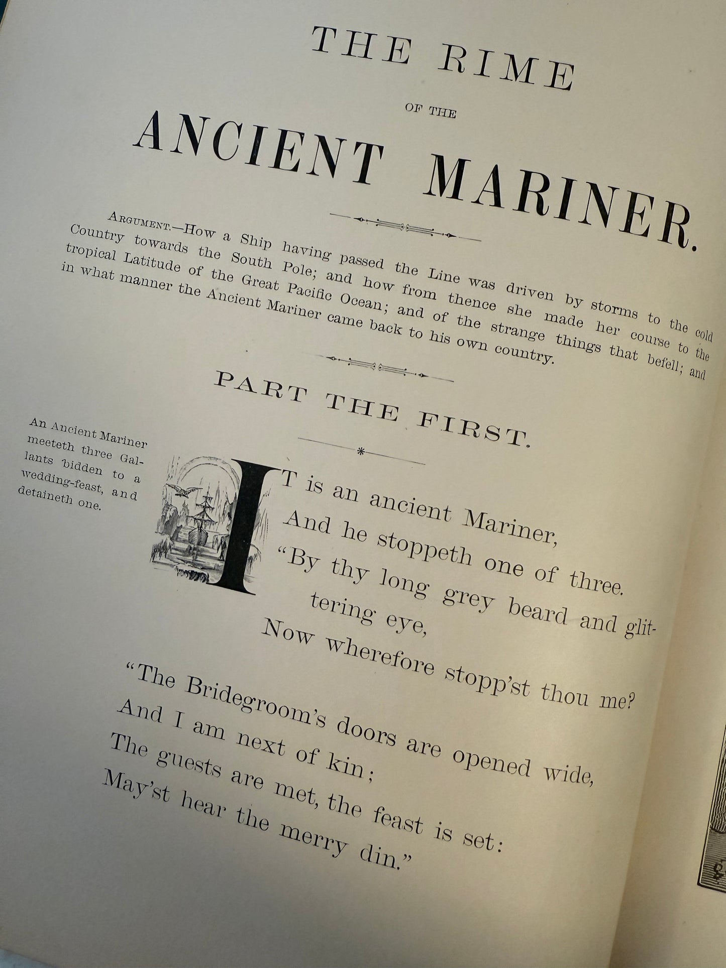 Rare collectible- Altemus’ Edition- The Rime of the Ancient Mariner by Samuel Taylor Coleridge illustrated by Gustave Dore