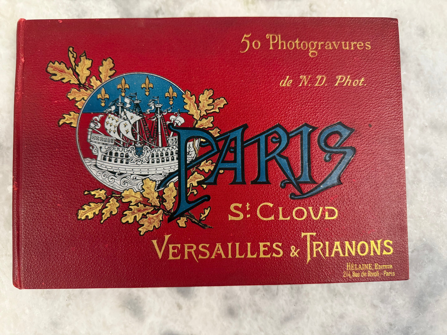 Collectible- Photogravure album titled “Paris, St. Cloud, Versailles & Trianons” (1900-1910)