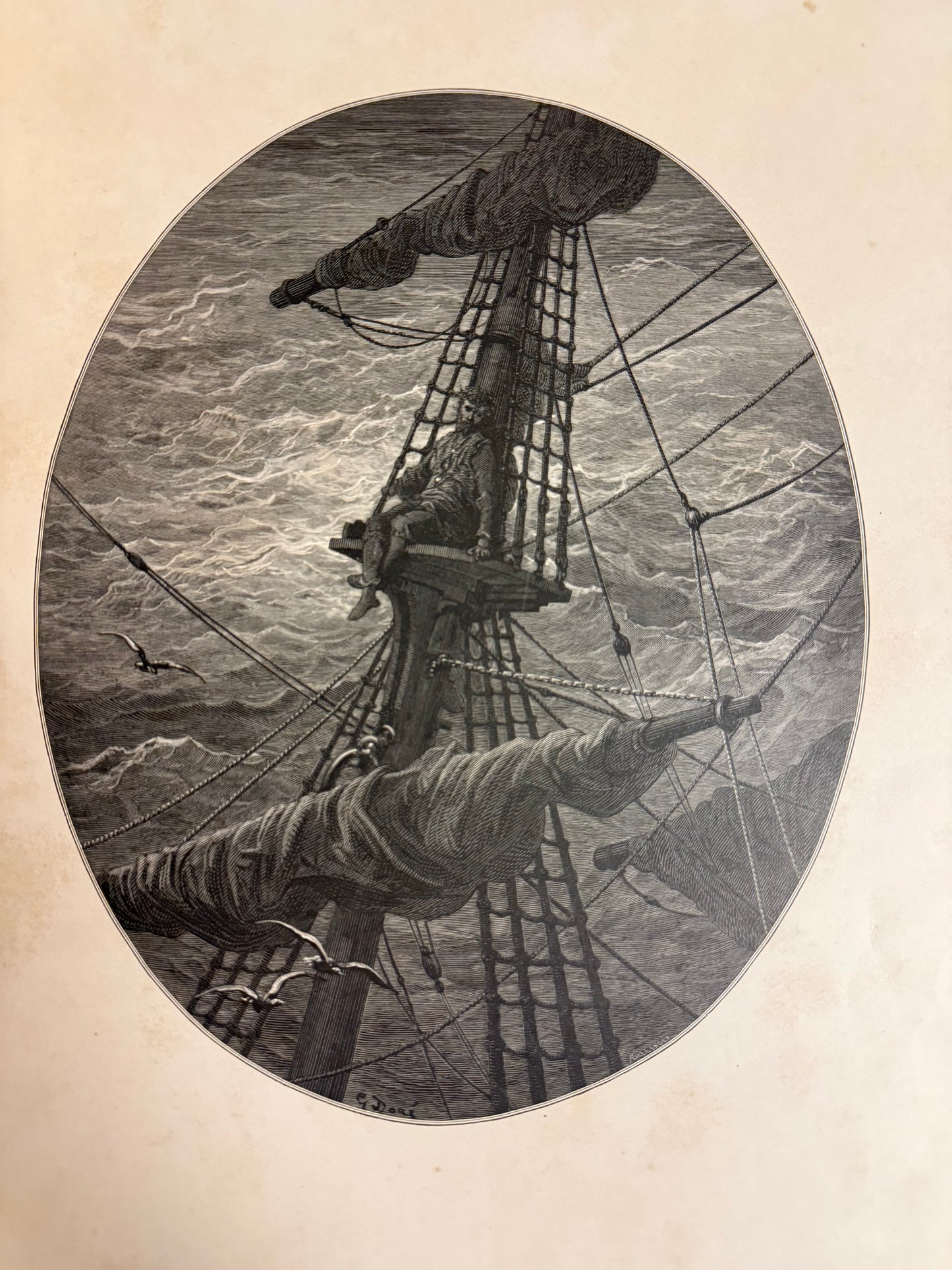 Rare Collectible-(1878) “The Rime of the Ancient Mariner” by Coleridge 38 Dores engravings