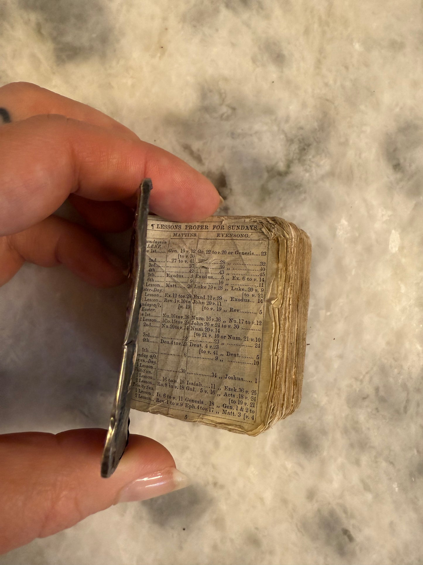 Rare- Antique Silver Common Prayer Book
