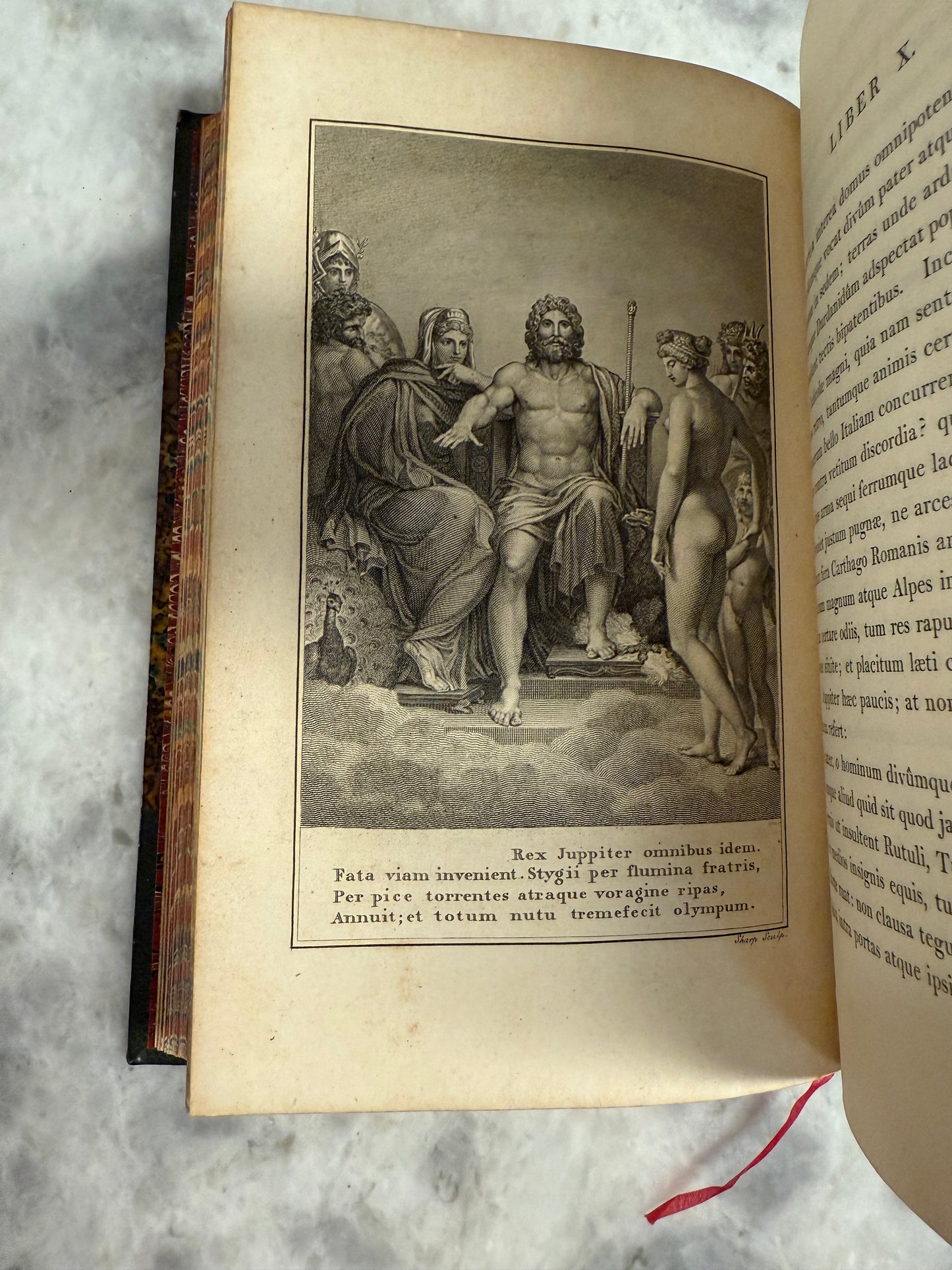 Rare- two-volume 1800 edition of Publius Vergilius Maro’s “Bucolica, Georgica, et Aeneis,” printed in London by T. Bensley for A. Dulau & Co., Soho Square