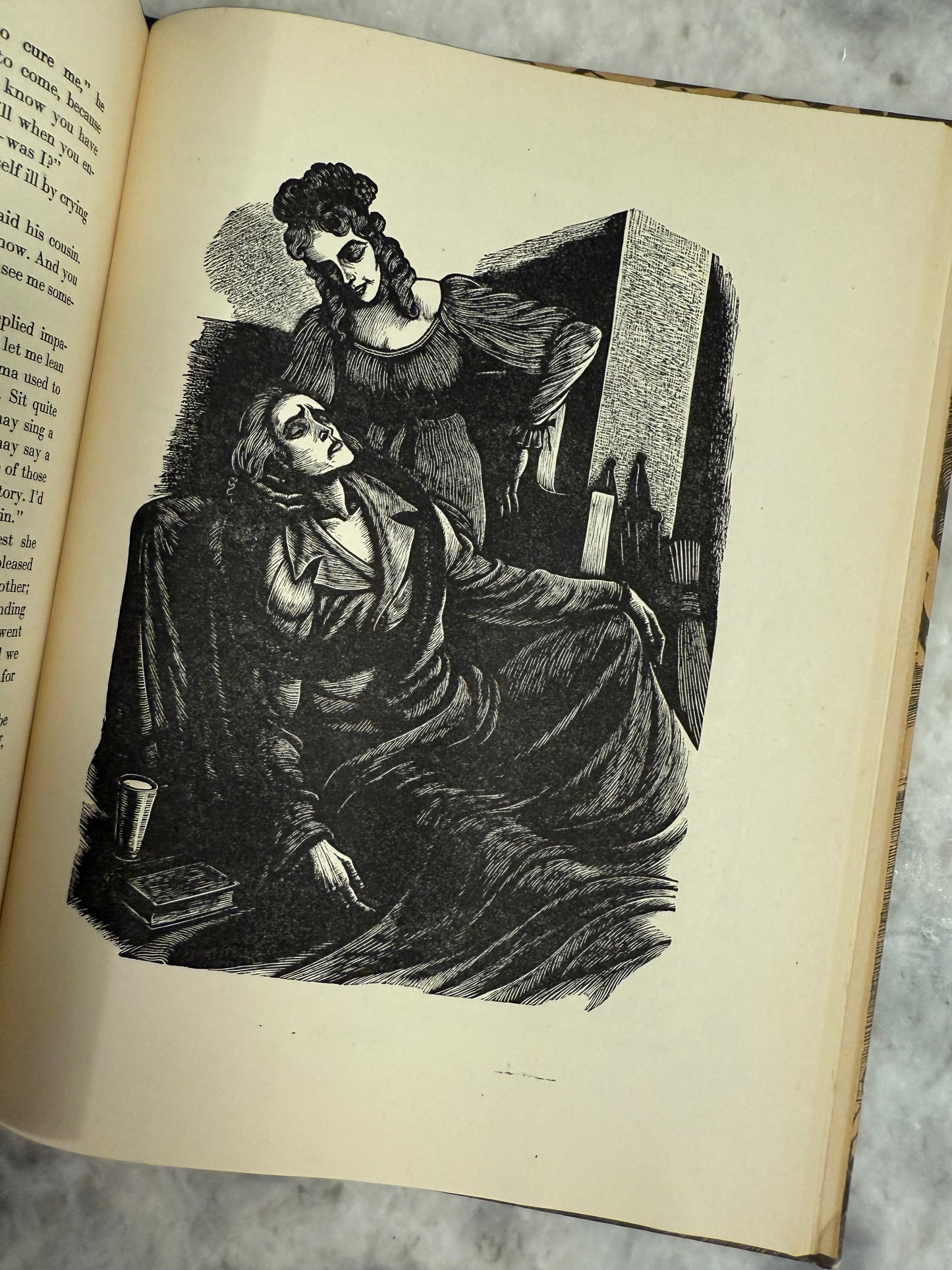 Wuthering Heights by Emily Brontë with wood engravings by Fritz Eichenburg