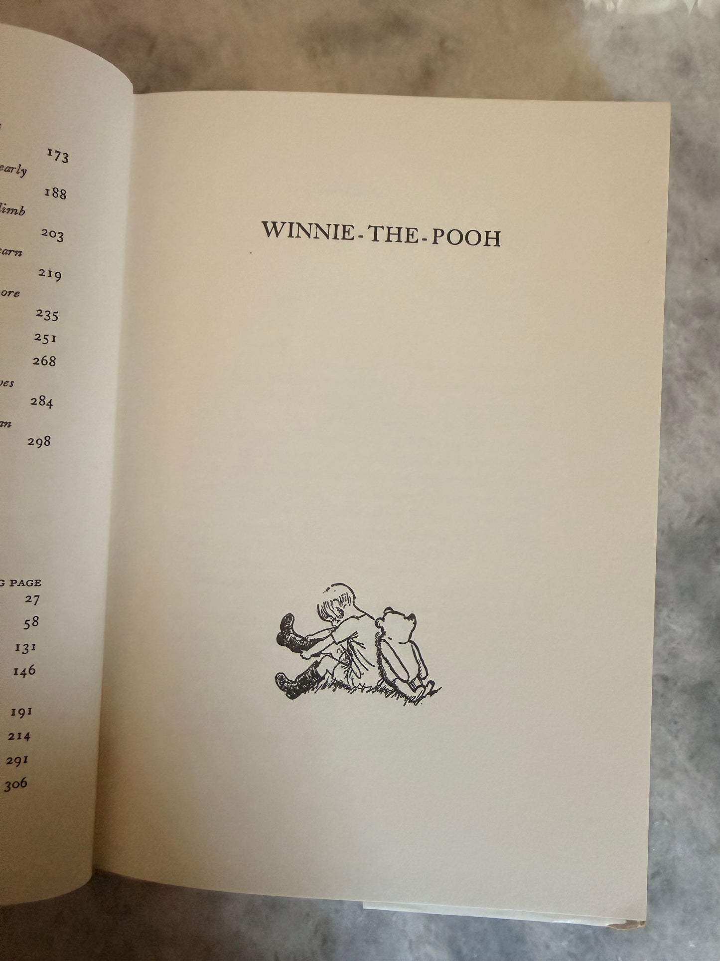 Rare Collectible- 1956 edition of The World of Pooh by A.A. Milne with color illustrations