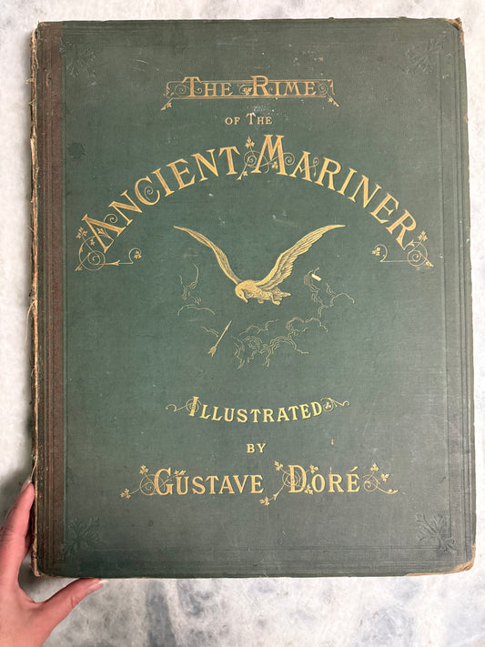 Rare Collectible-(1878) “The Rime of the Ancient Mariner” by Coleridge 38 Dores engravings