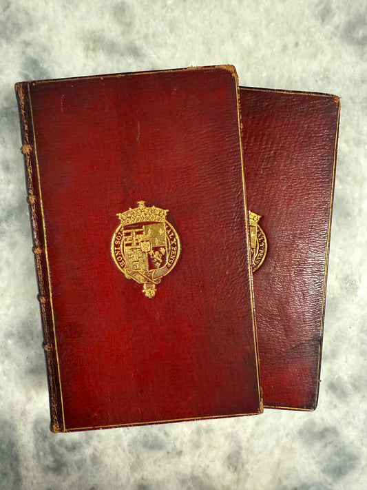 Scarce- 2 Volume set: Bucolica, Georgica, et Aeneis by Virgil (1795)