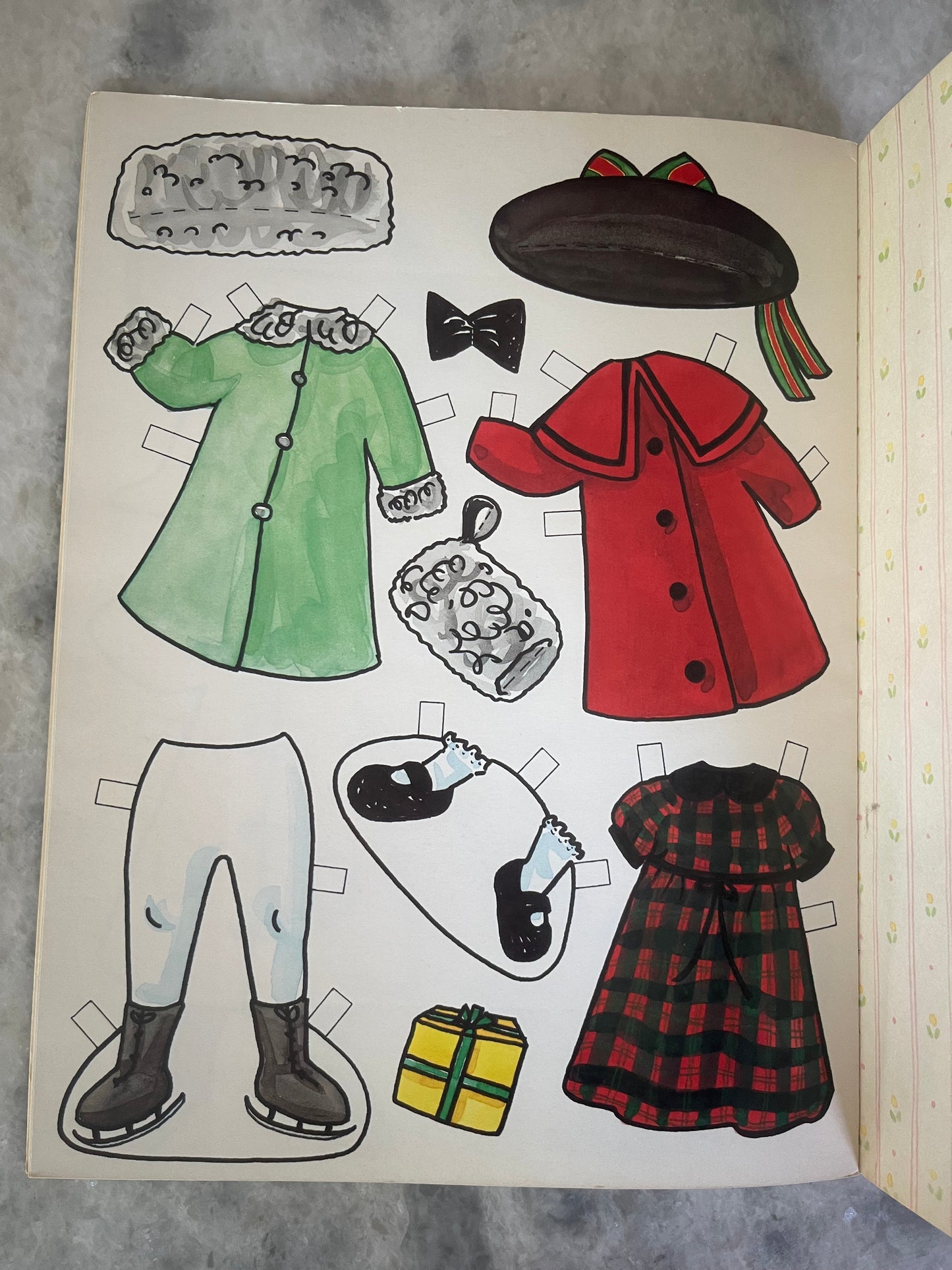 Vintage Madeline Paper Dolls