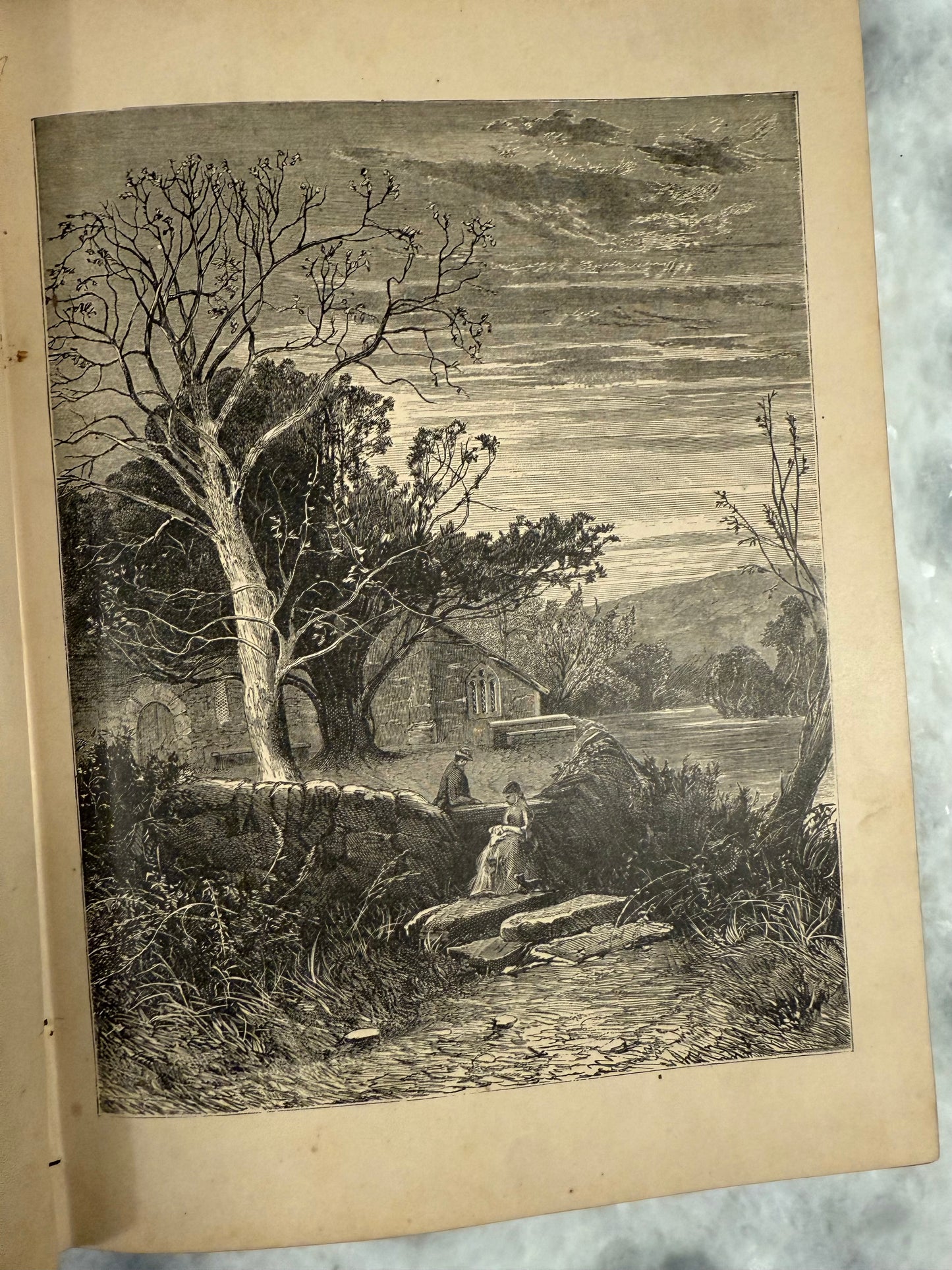 Collectible- “Ballads of Bravery” with 40 engravings (1877)
