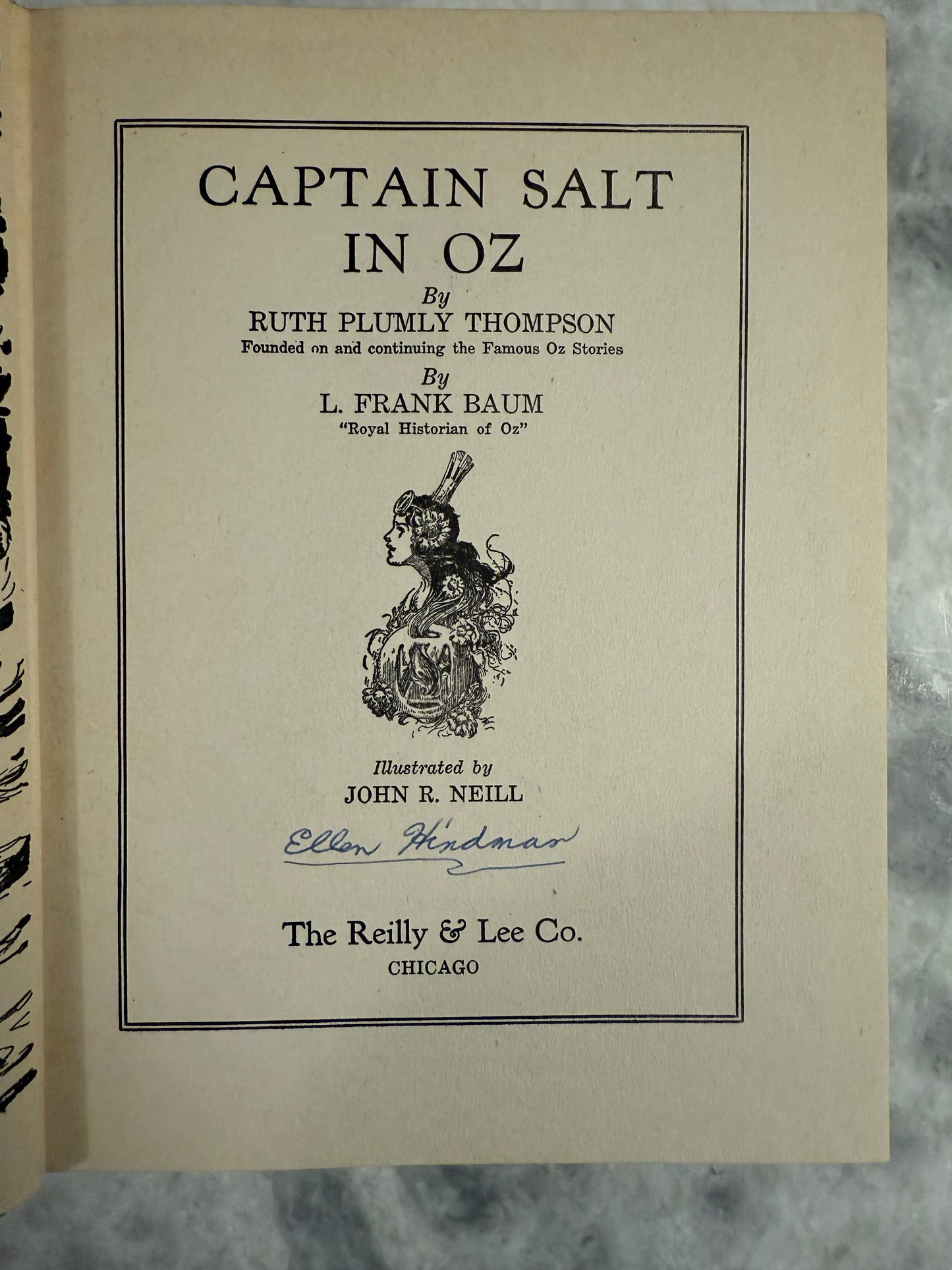 Collectible- Captain Salt in Oz by Ruth Plumly Thompson