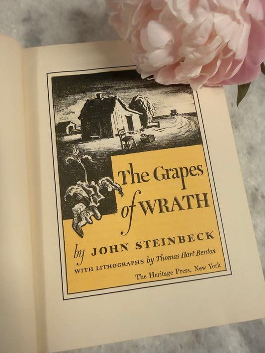 Collectible- Illustrated Grapes of Wrath by Steinbeck