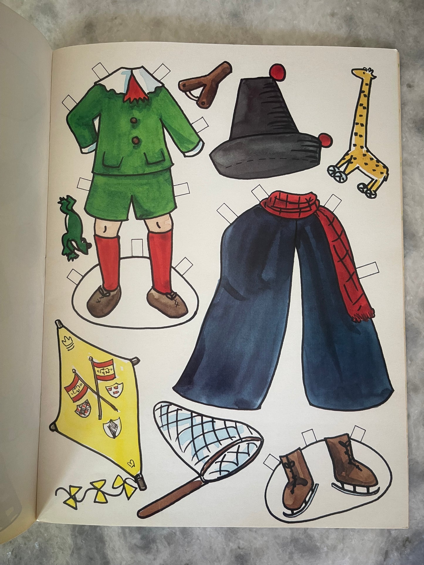 Vintage Madeline Paper Dolls
