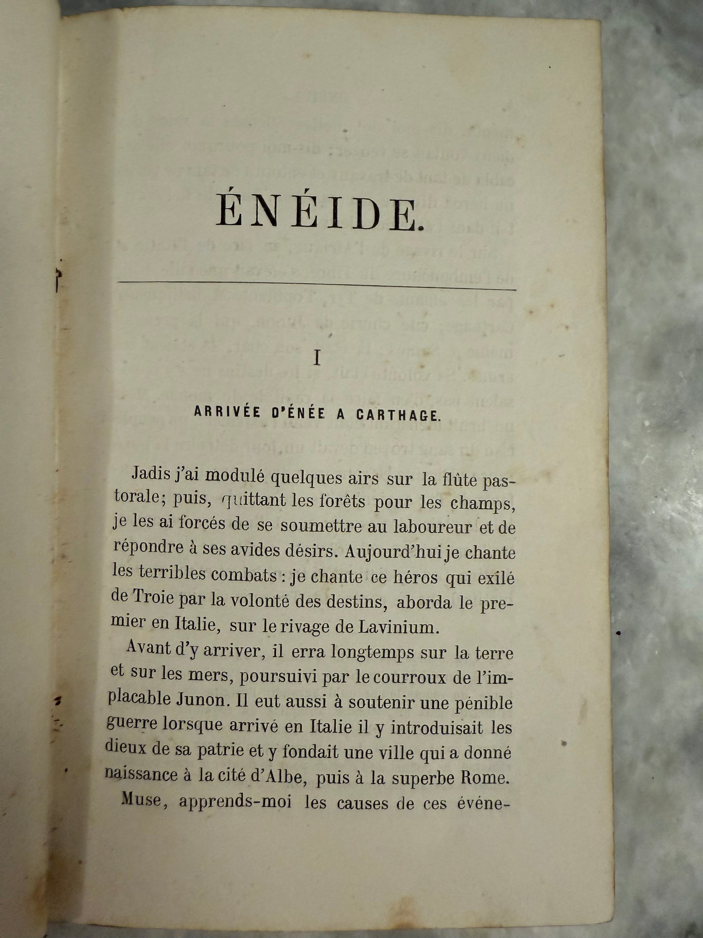 “Énéide” a 19th century Lycée de Lyon prize edition by Virgil