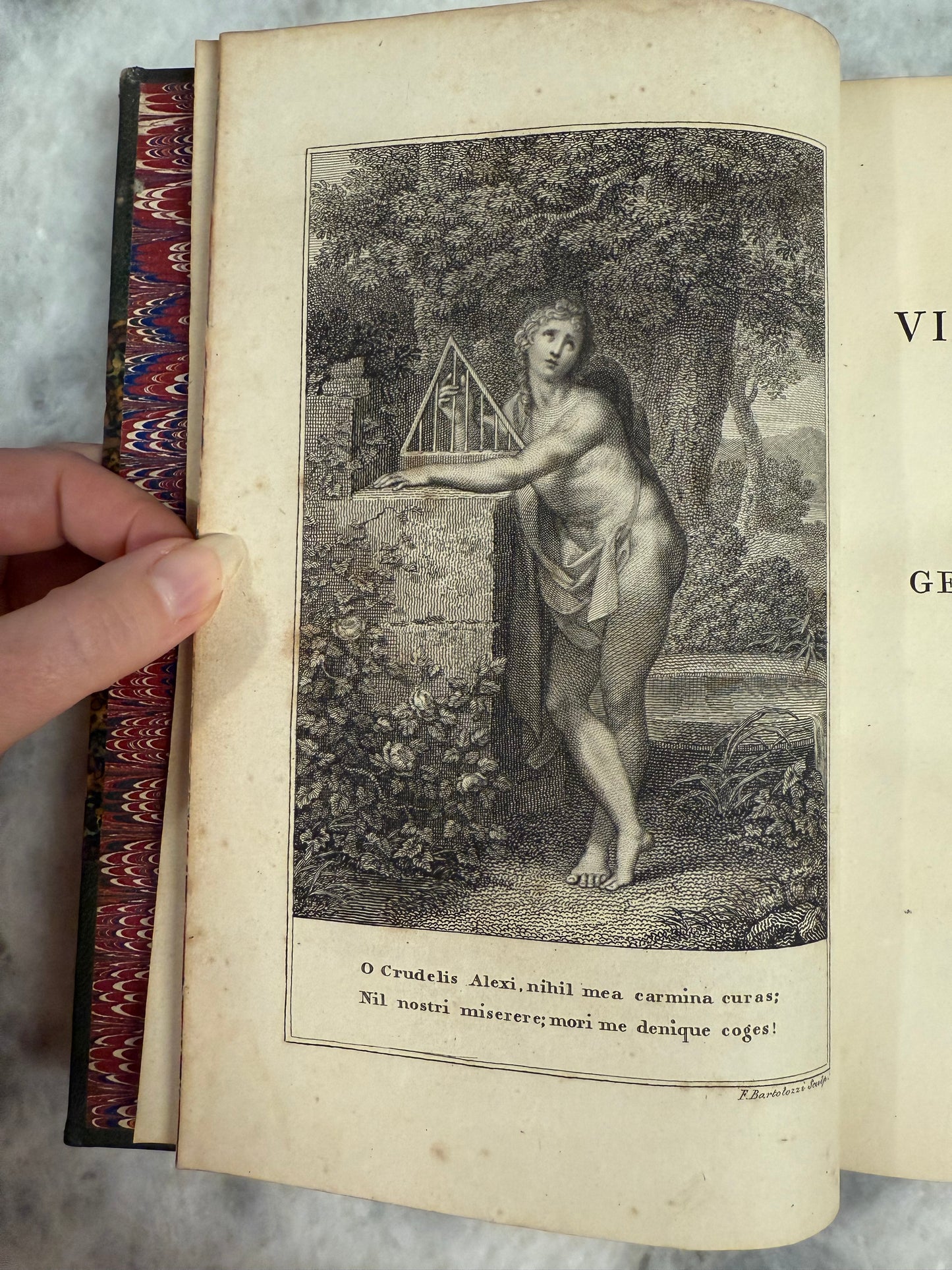 Rare- two-volume 1800 edition of Publius Vergilius Maro’s “Bucolica, Georgica, et Aeneis,” printed in London by T. Bensley for A. Dulau & Co., Soho Square