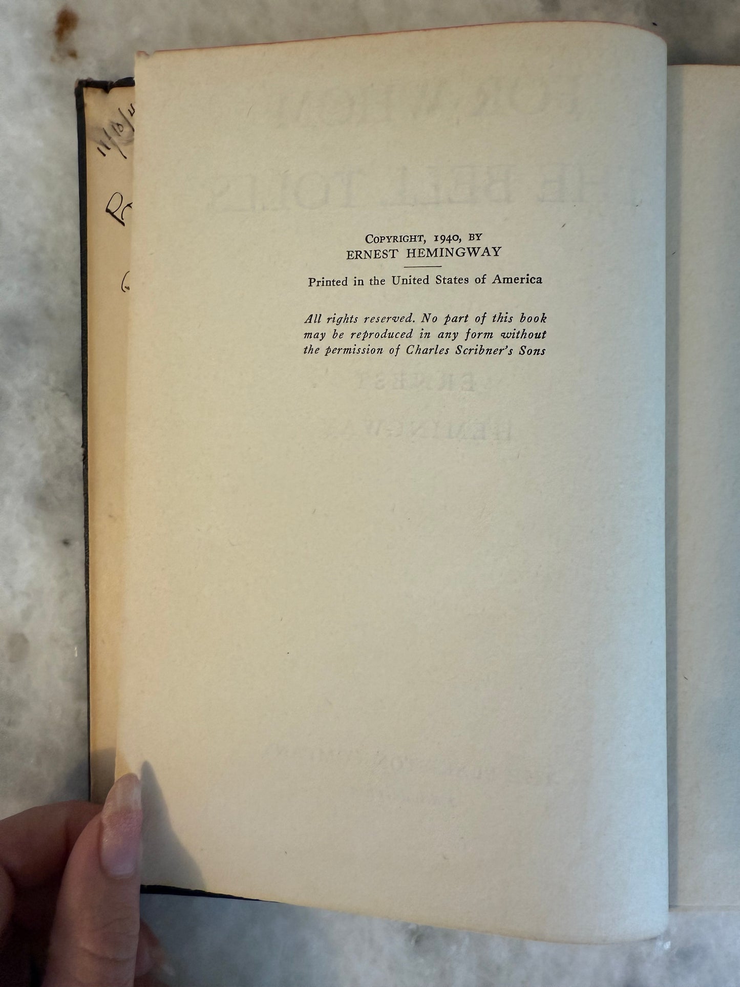 For Whom the Bell Tolls (1940): Blakiston Edition