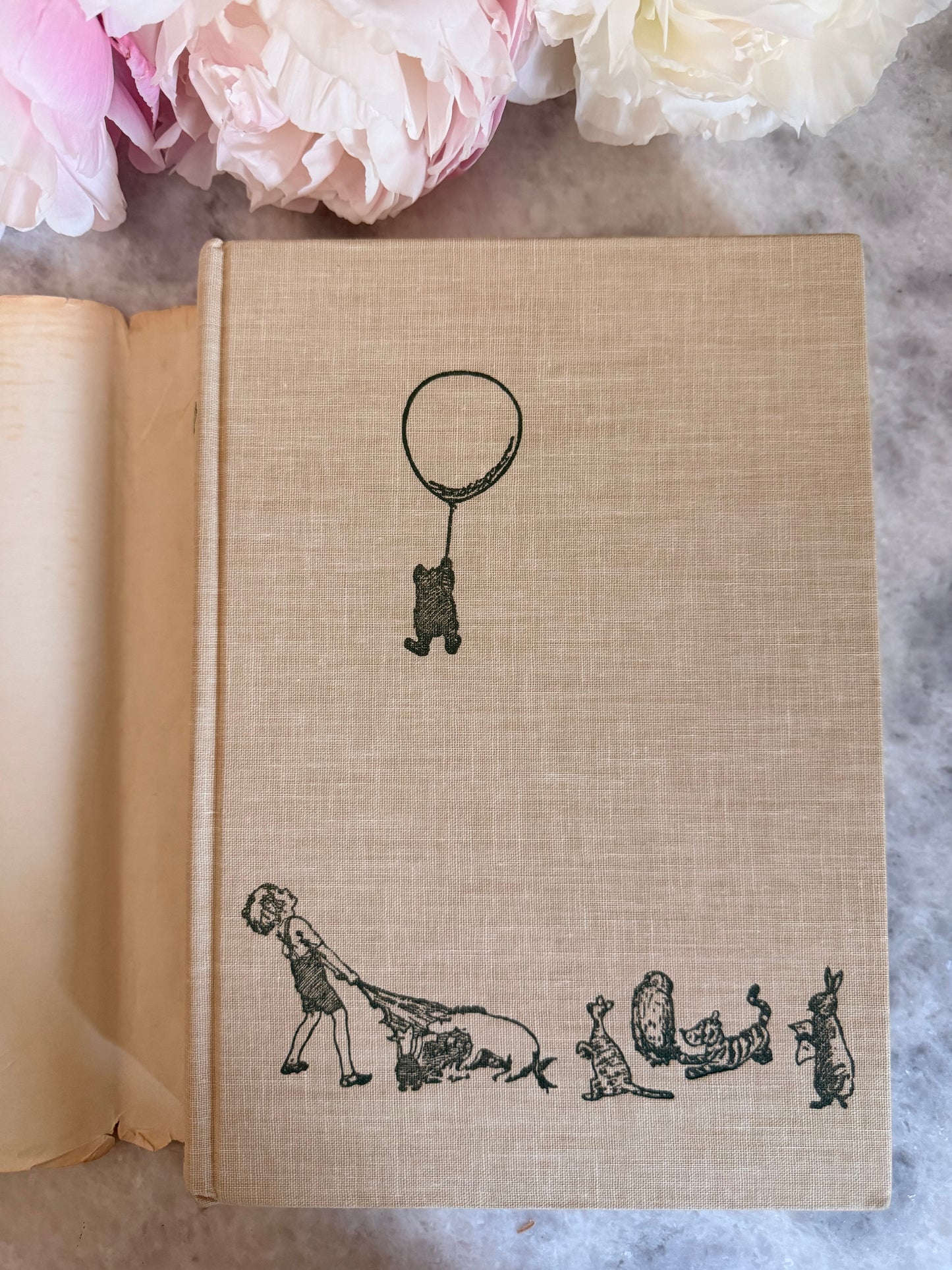 Rare Collectible- 1956 edition of The World of Pooh by A.A. Milne with color illustrations