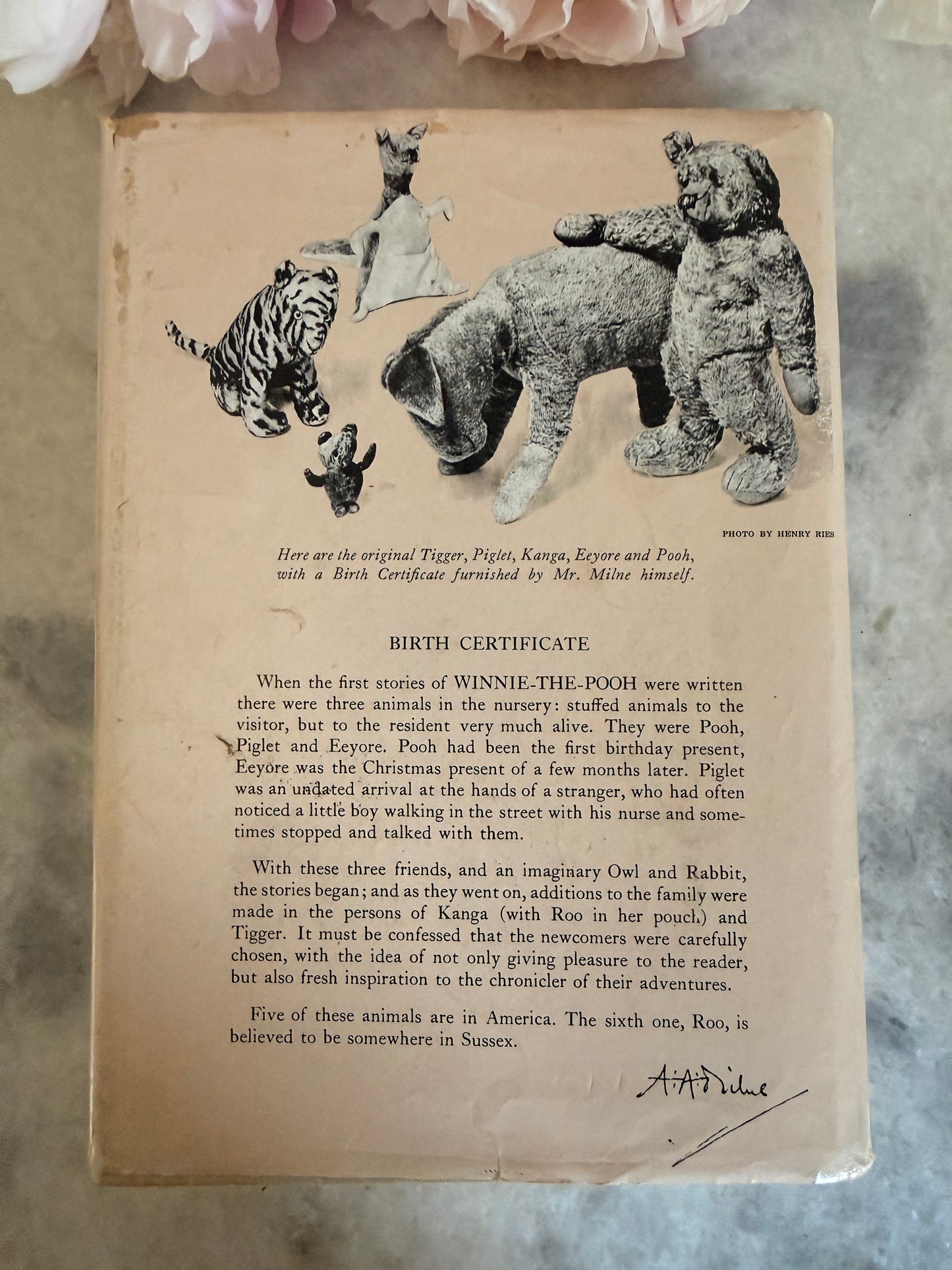 Rare Collectible- 1956 edition of The World of Pooh by A.A. Milne with color illustrations