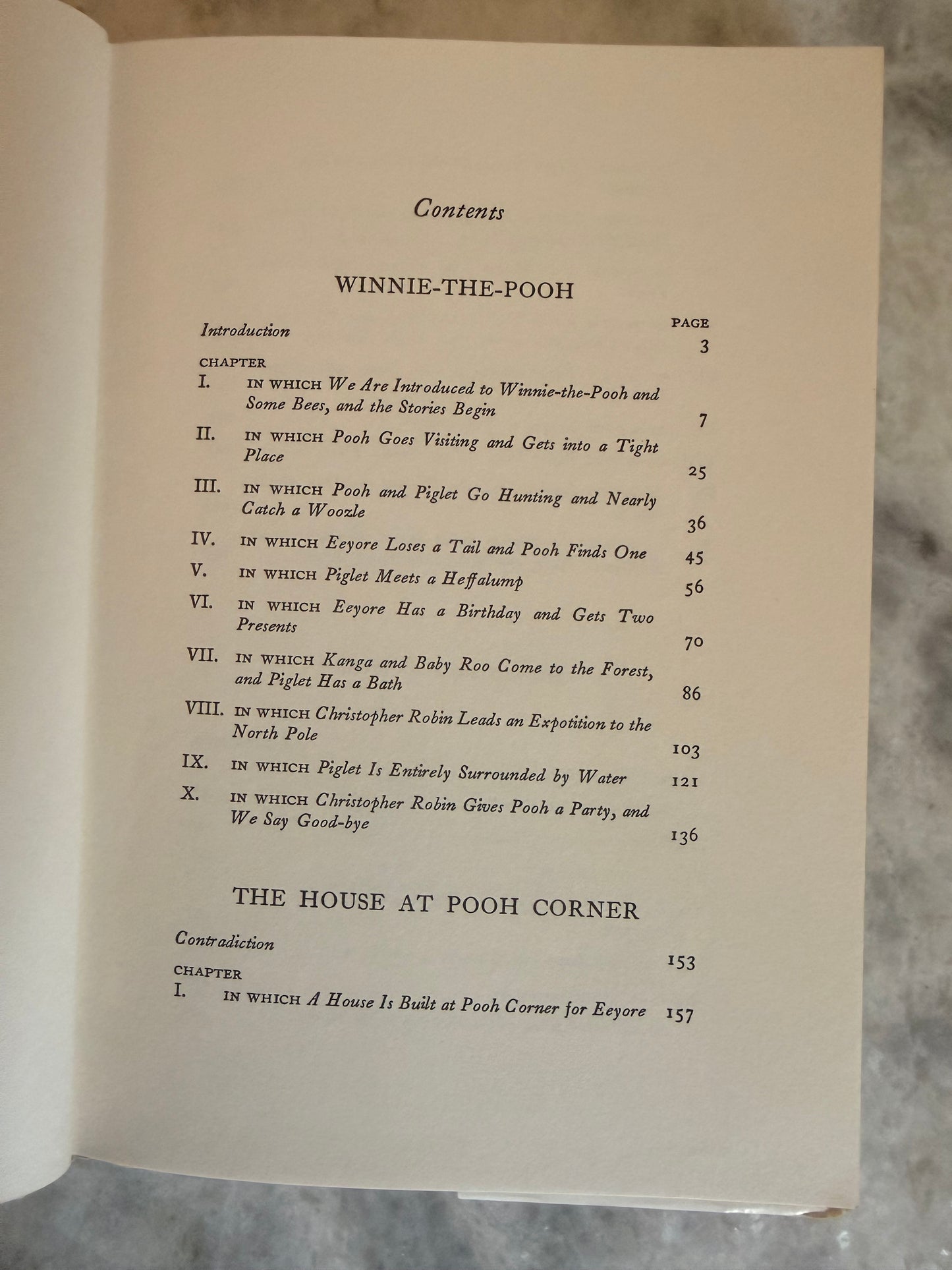 Rare Collectible- 1956 edition of The World of Pooh by A.A. Milne with color illustrations