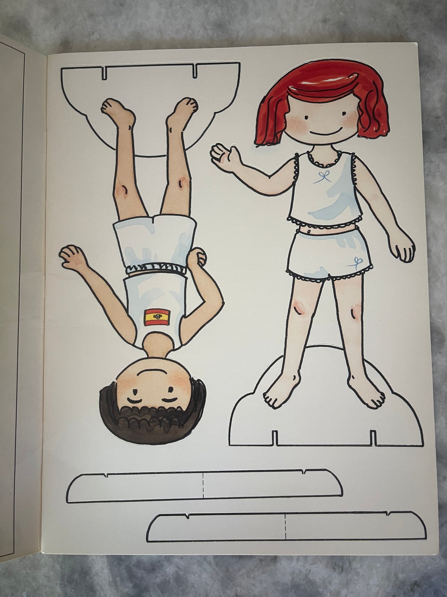 Vintage Madeline Paper Dolls